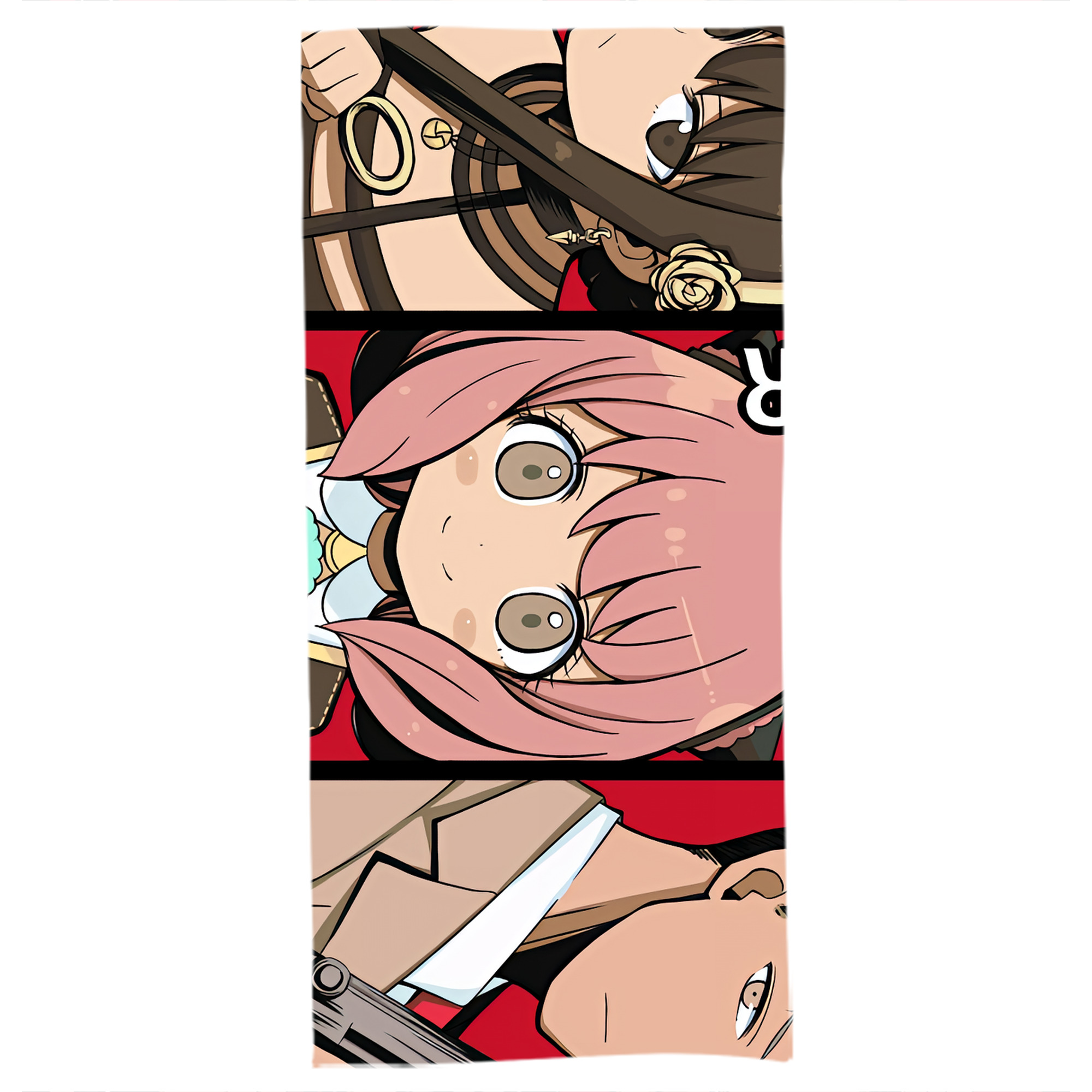 （画像用） SPY×FAMILY间谍家家酒 大判バスタオル 70×140cm 吸水速乾 柔らかい肌触り