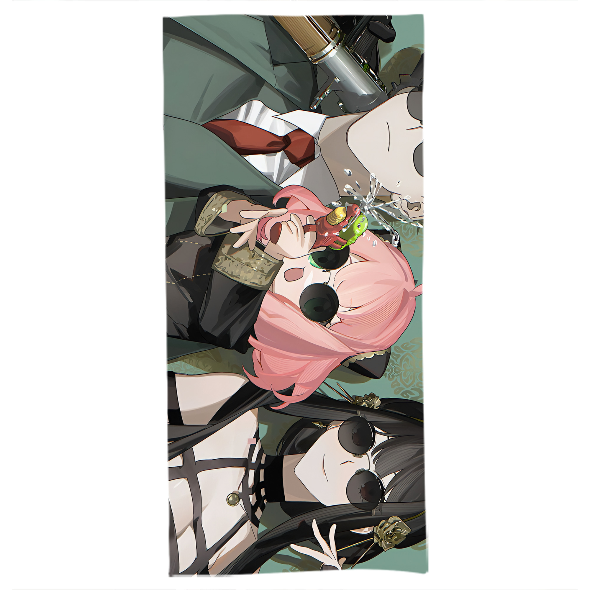（画像用） SPY×FAMILY间谍家家酒 大判バスタオル 70×140cm 吸水速乾 柔らかい肌触り