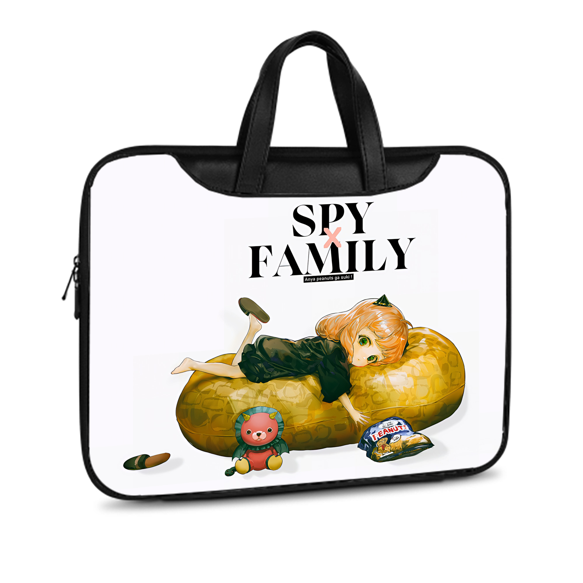 （画像用） SPY×FAMILY间谍家家酒 レザーラップトップバッグ　ノートパソコンケース