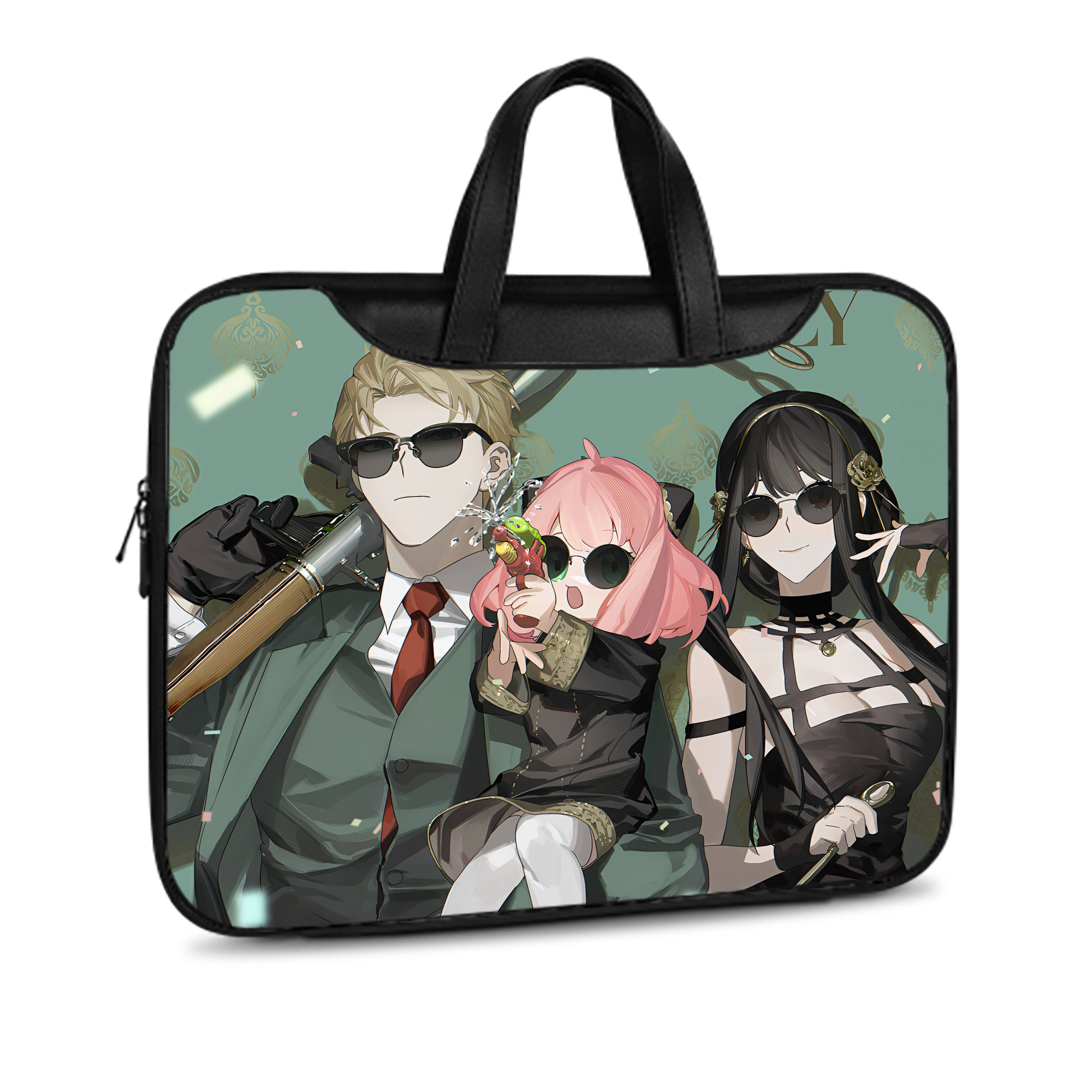 （画像用） SPY×FAMILY间谍家家酒 レザーラップトップバッグ　ノートパソコンケース