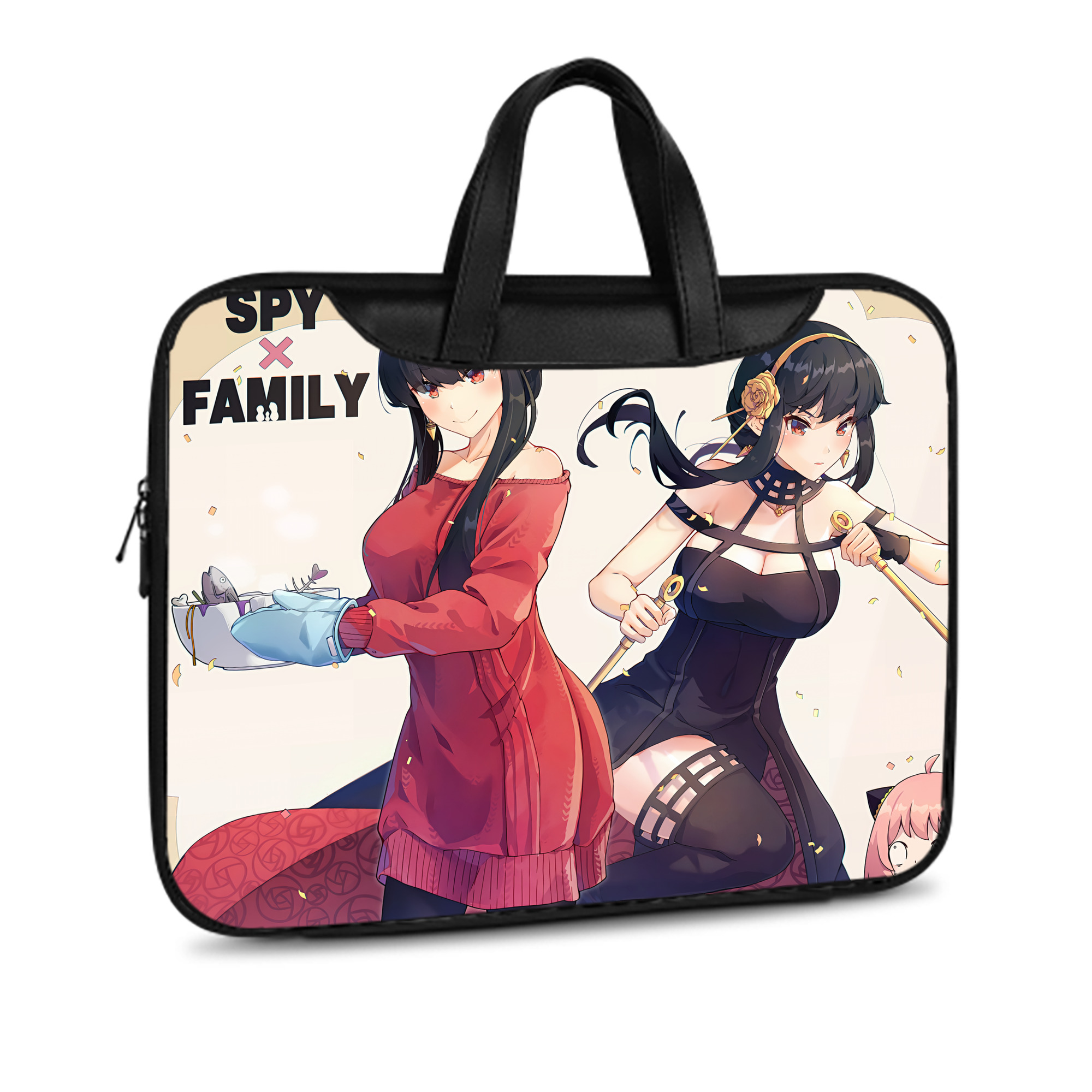 （画像用） SPY×FAMILY间谍家家酒 レザーラップトップバッグ　ノートパソコンケース