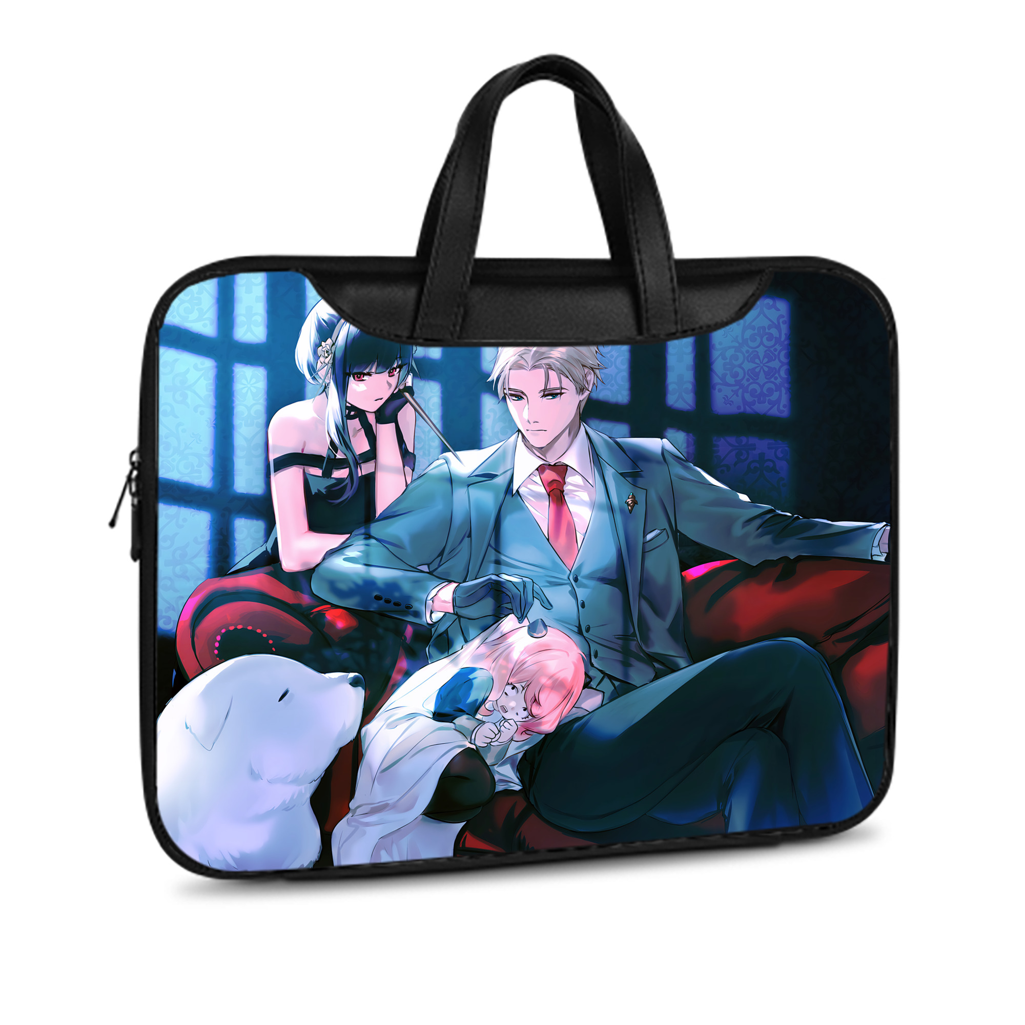 （画像用） SPY×FAMILY间谍家家酒 レザーラップトップバッグ　ノートパソコンケース
