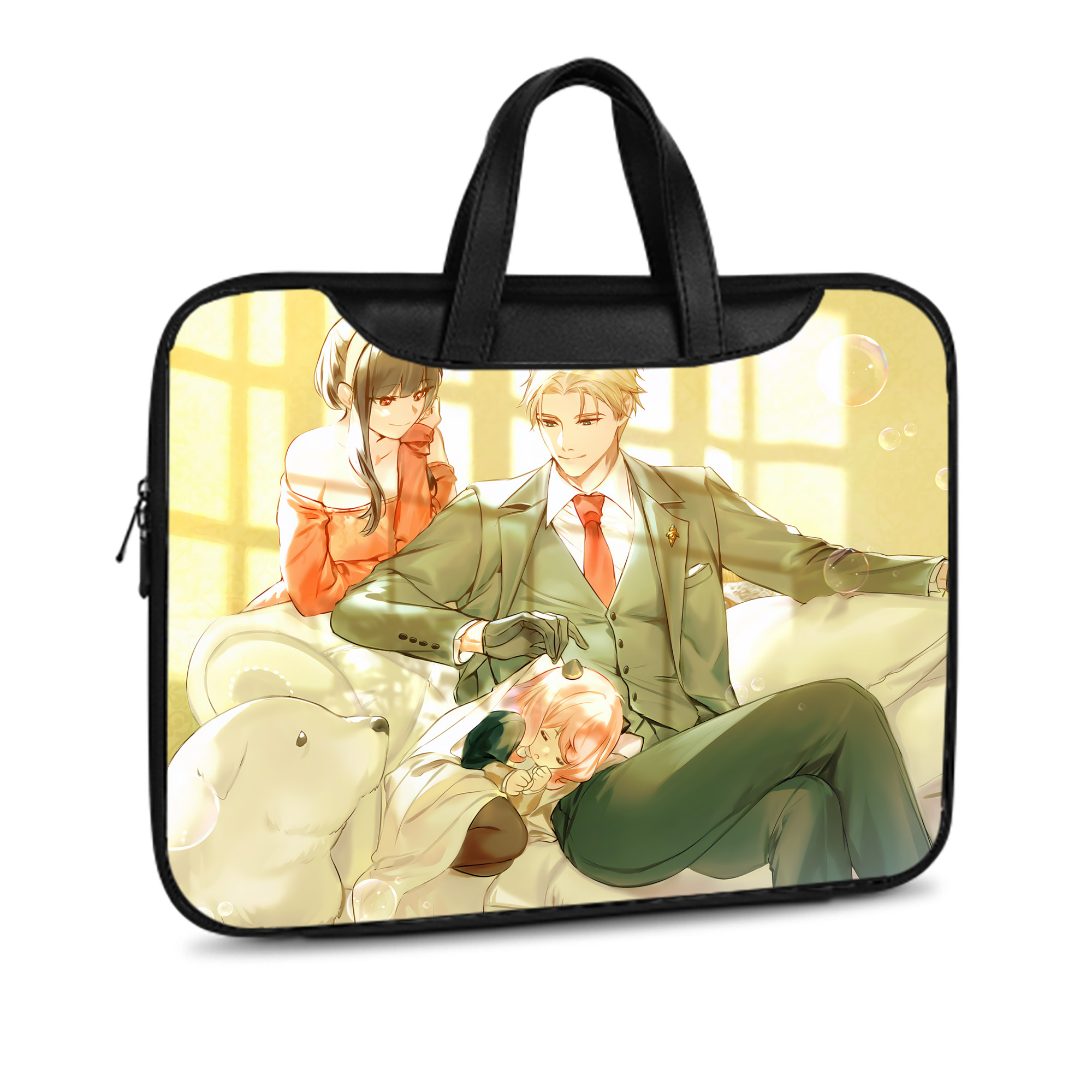 （画像用） SPY×FAMILY间谍家家酒 レザーラップトップバッグ　ノートパソコンケース