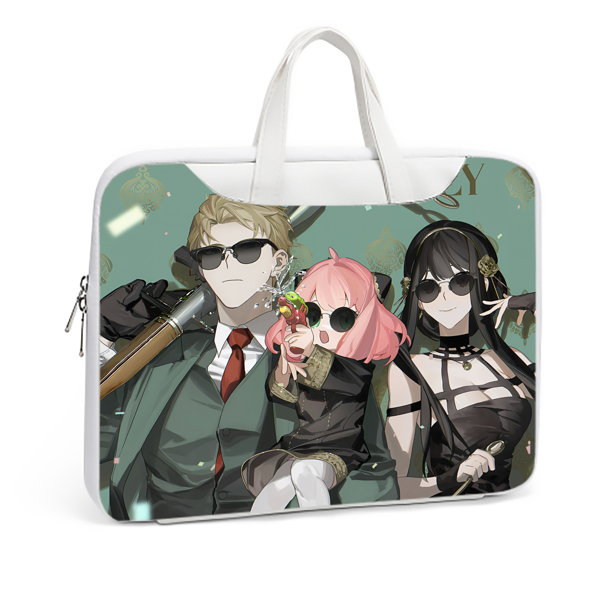 （画像用） SPY×FAMILY间谍家家酒 レザーラップトップバッグ　ノートパソコンケース