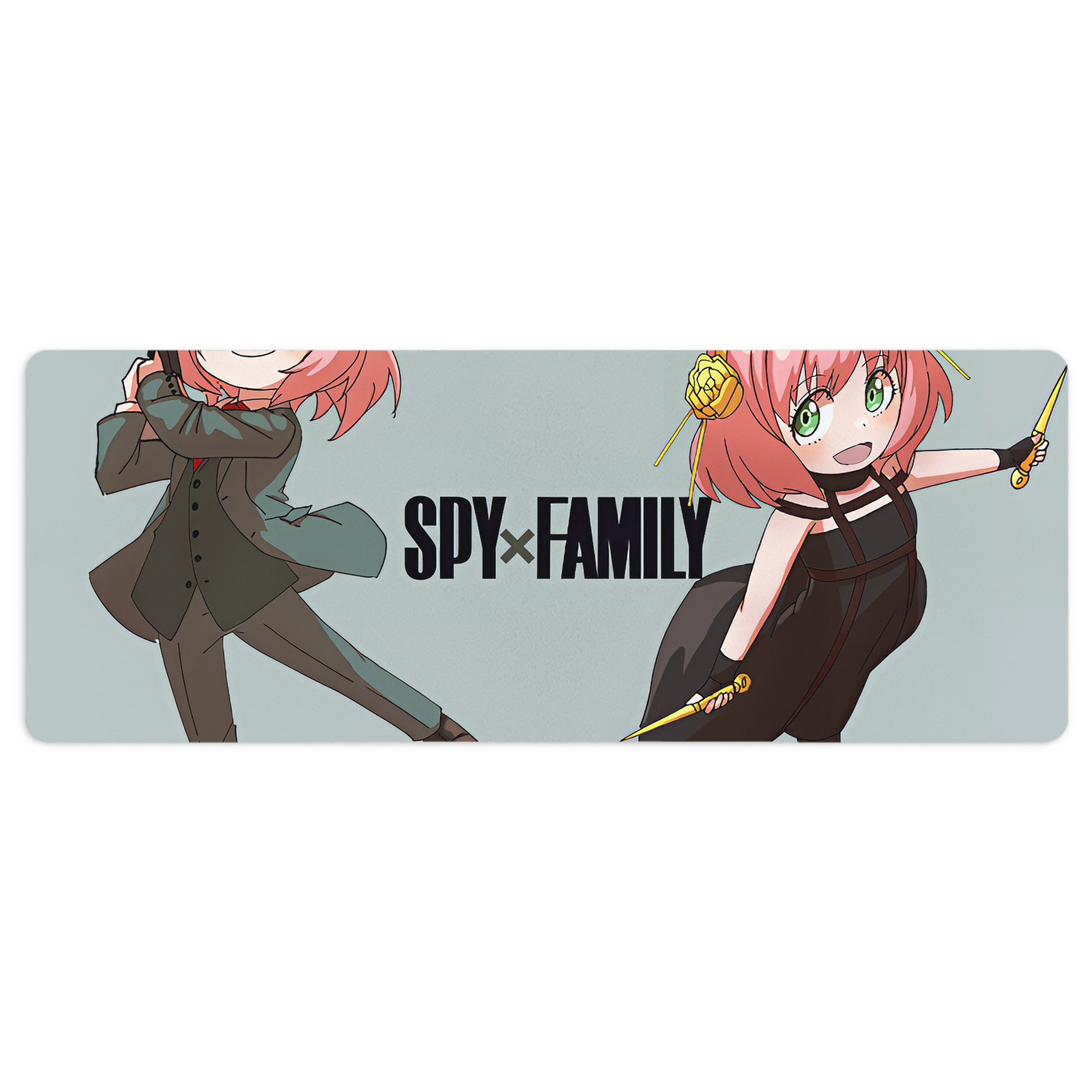 （画像用） SPY×FAMILY间谍家家酒 ステッチ加工 大判デスクマット／滑り止めマウスパッド