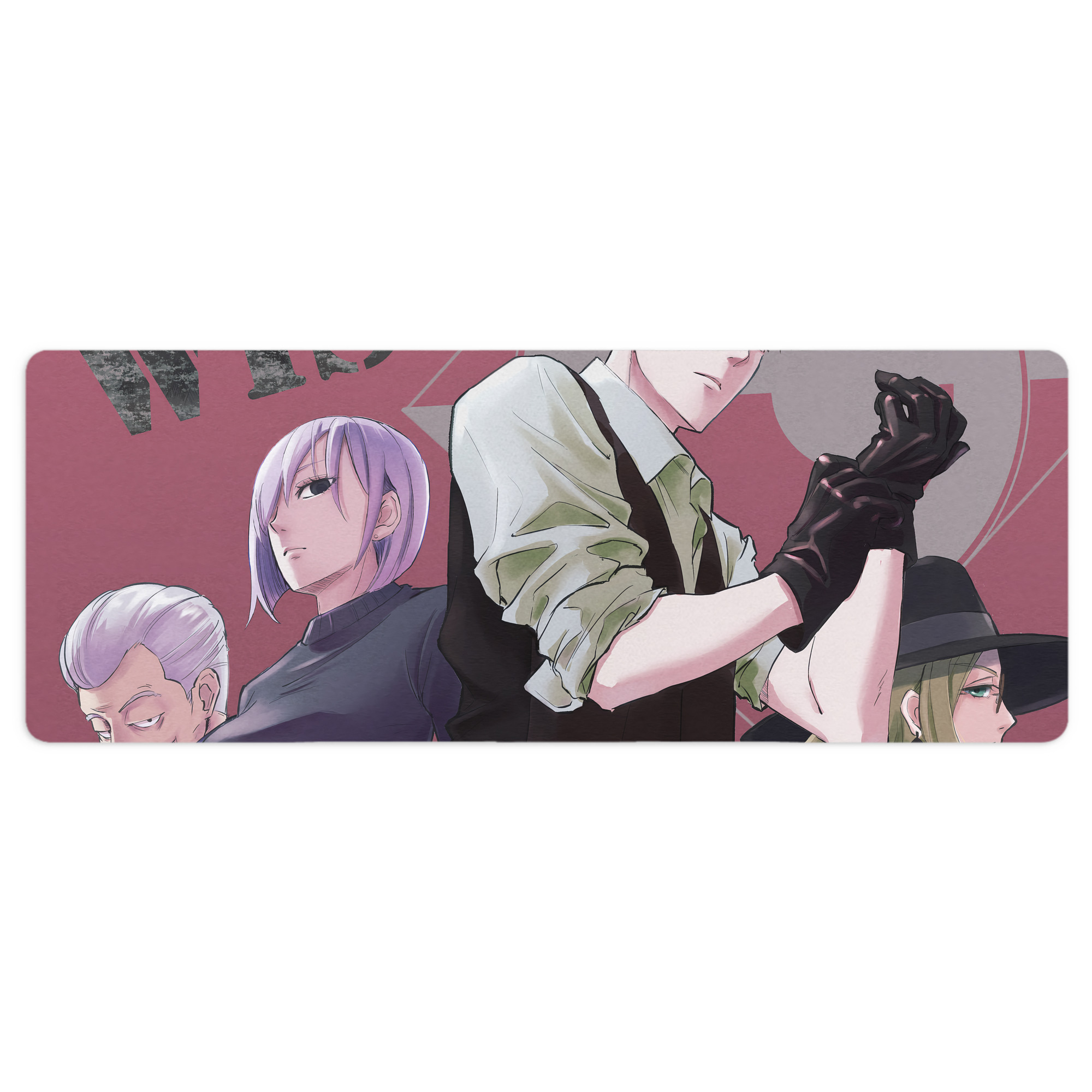 （画像用） SPY×FAMILY间谍家家酒 ステッチ加工 大判デスクマット／滑り止めマウスパッド