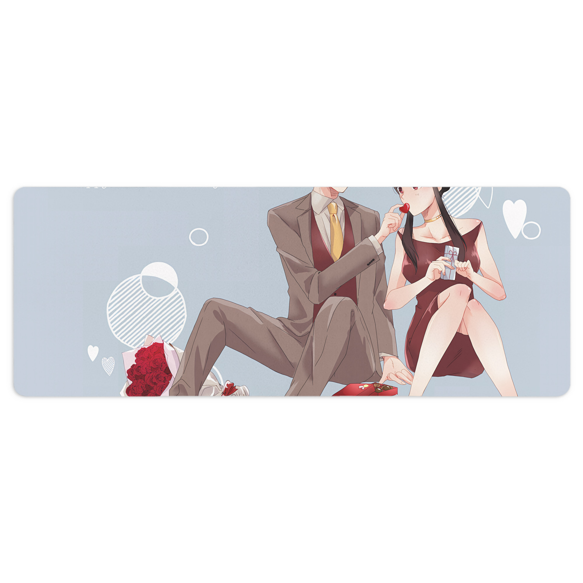 （画像用） SPY×FAMILY间谍家家酒 ステッチ加工 大判デスクマット／滑り止めマウスパッド