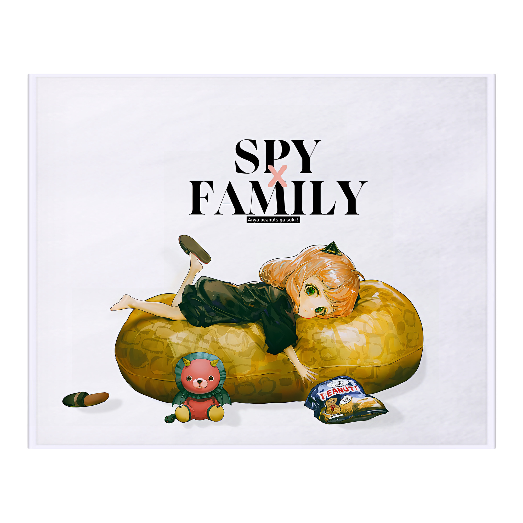 （画像用） SPY×FAMILY间谍家家酒 フランネルブランケット・多サイズ対応（横型）