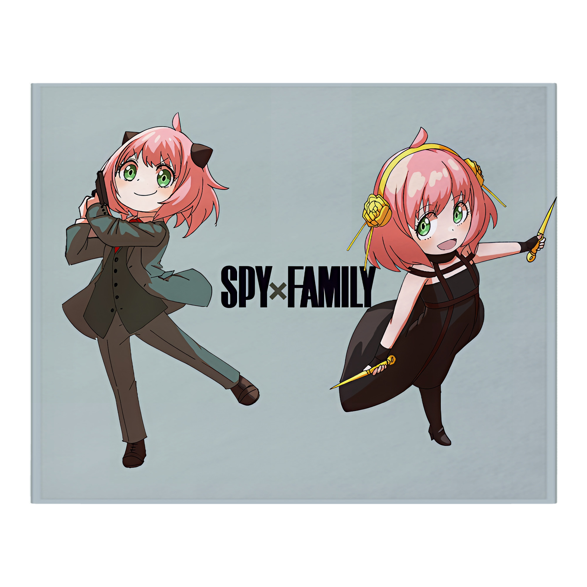 （画像用） SPY×FAMILY间谍家家酒 フランネルブランケット・多サイズ対応（横型）