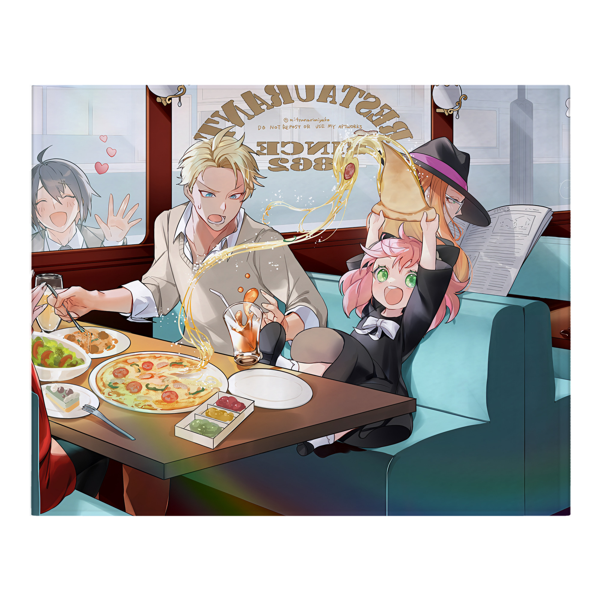 （画像用） SPY×FAMILY间谍家家酒 フランネルブランケット・多サイズ対応（横型）