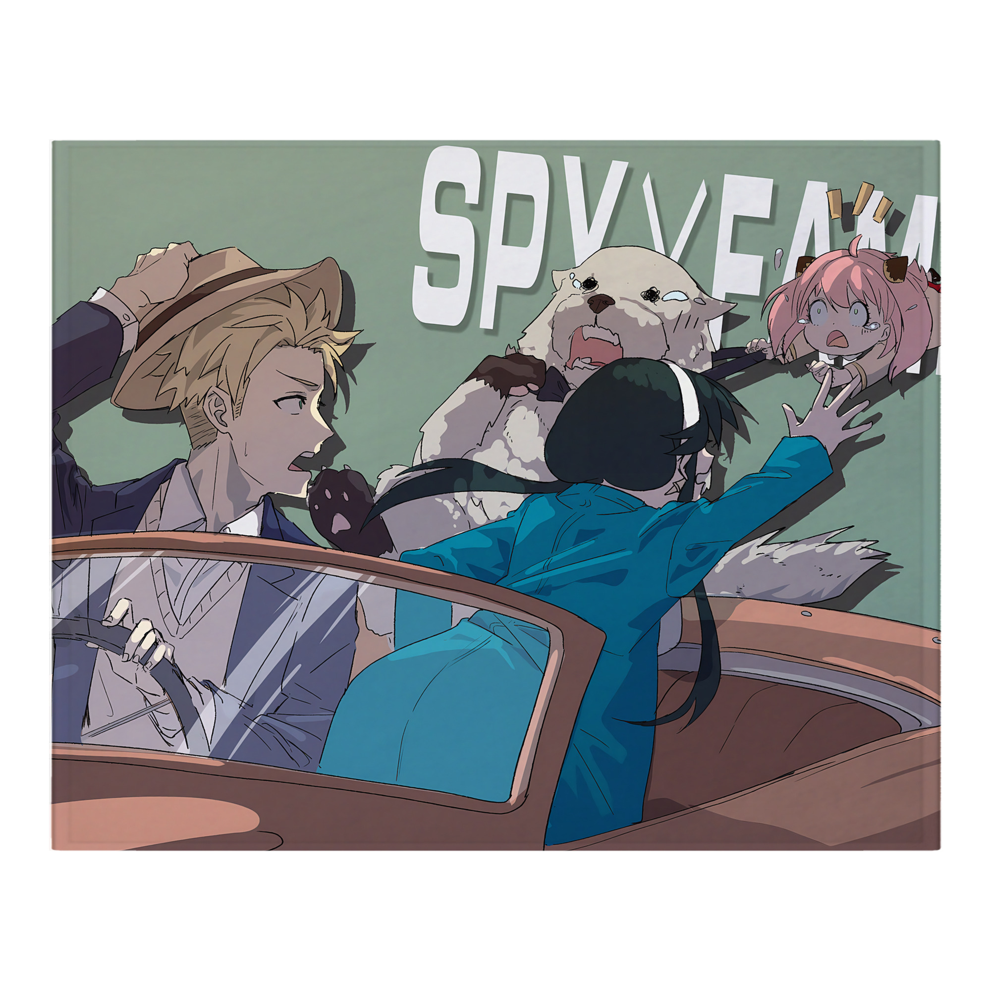（画像用） SPY×FAMILY间谍家家酒 フランネルブランケット・多サイズ対応（横型）