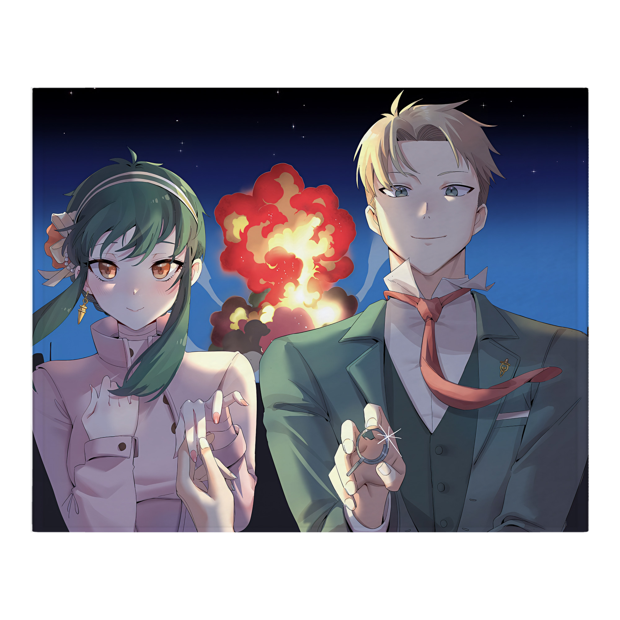 （画像用） SPY×FAMILY间谍家家酒 フランネルブランケット・多サイズ対応（横型）