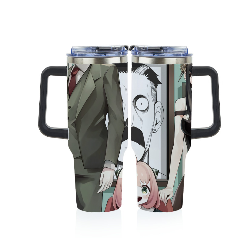 （画像用） SPY×FAMILY间谍家家酒 1200ｍLフルプリント車用タンブラー