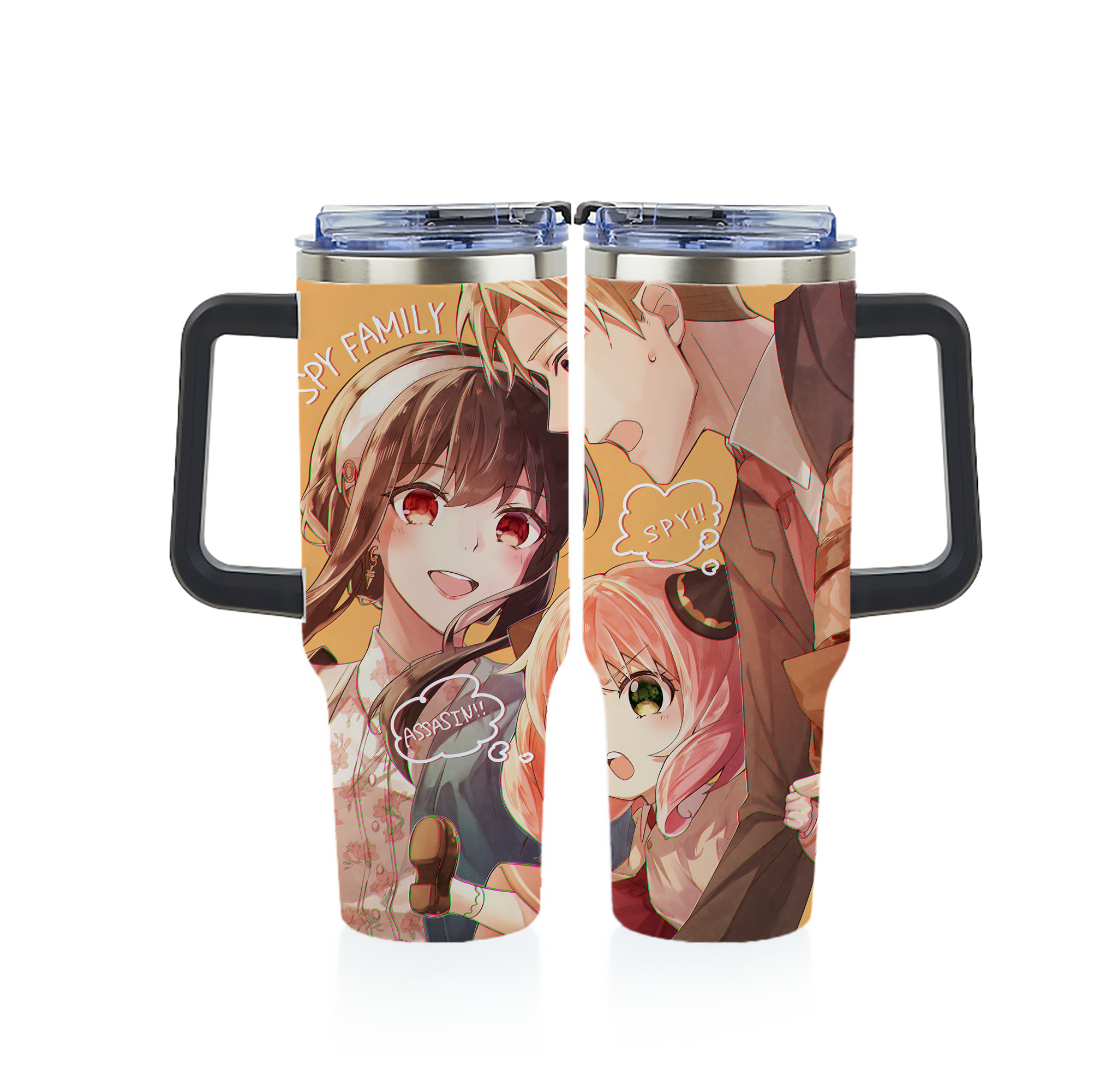 （画像用） SPY×FAMILY间谍家家酒 1200ｍLフルプリント車用タンブラー