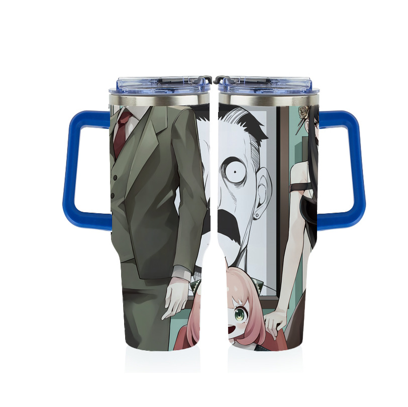 （画像用） SPY×FAMILY间谍家家酒 1200ｍLフルプリント車用タンブラー