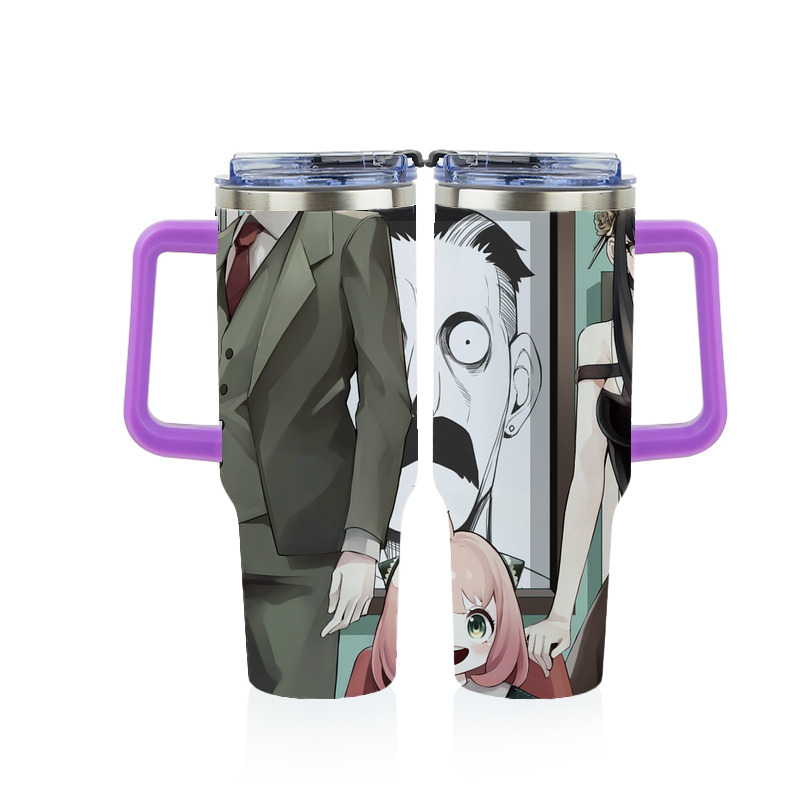 （画像用） SPY×FAMILY间谍家家酒 1200ｍLフルプリント車用タンブラー