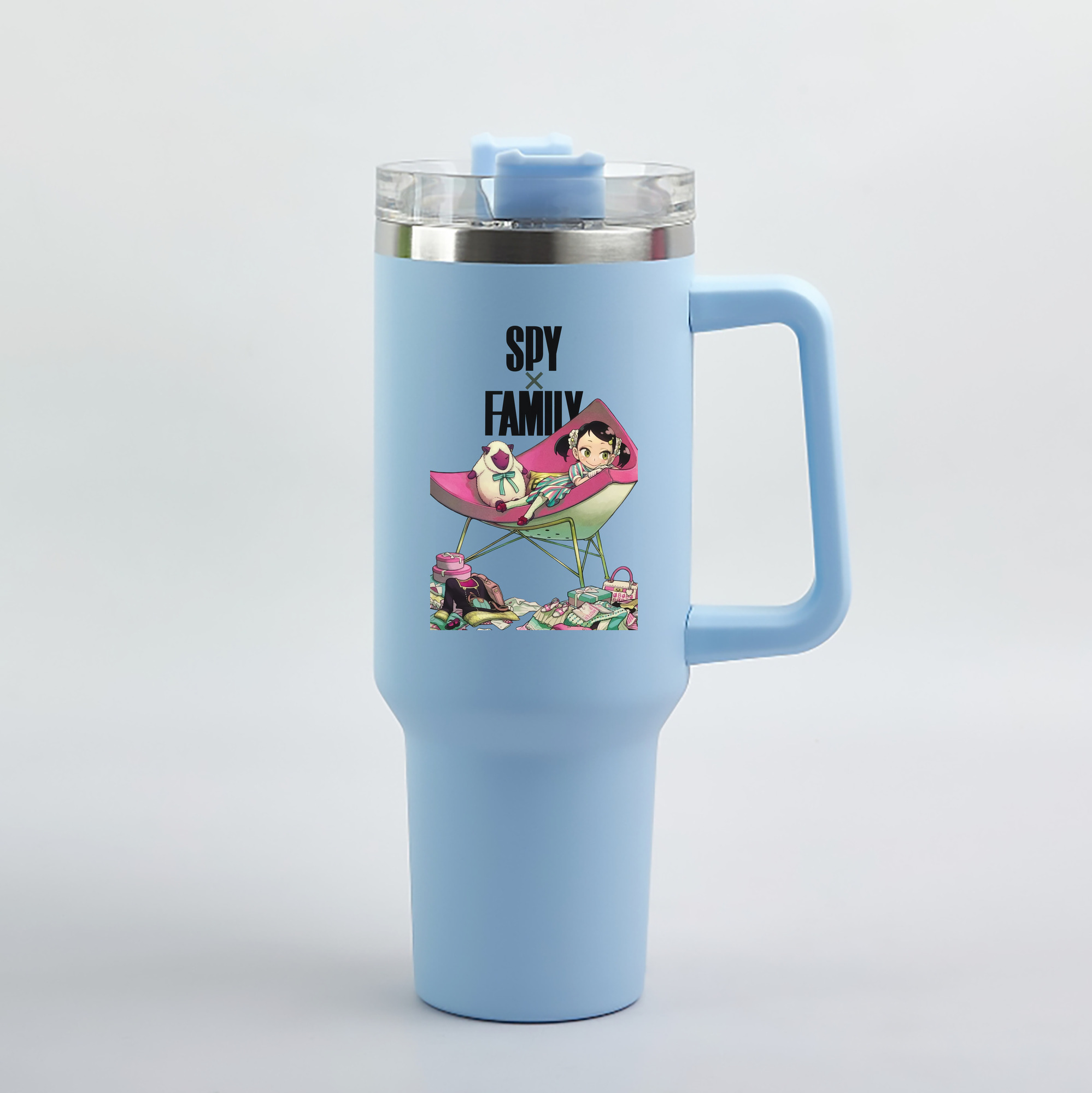 （画像用） SPY×FAMILY间谍家家酒 1200mL車用タンブラー（カラープリント）