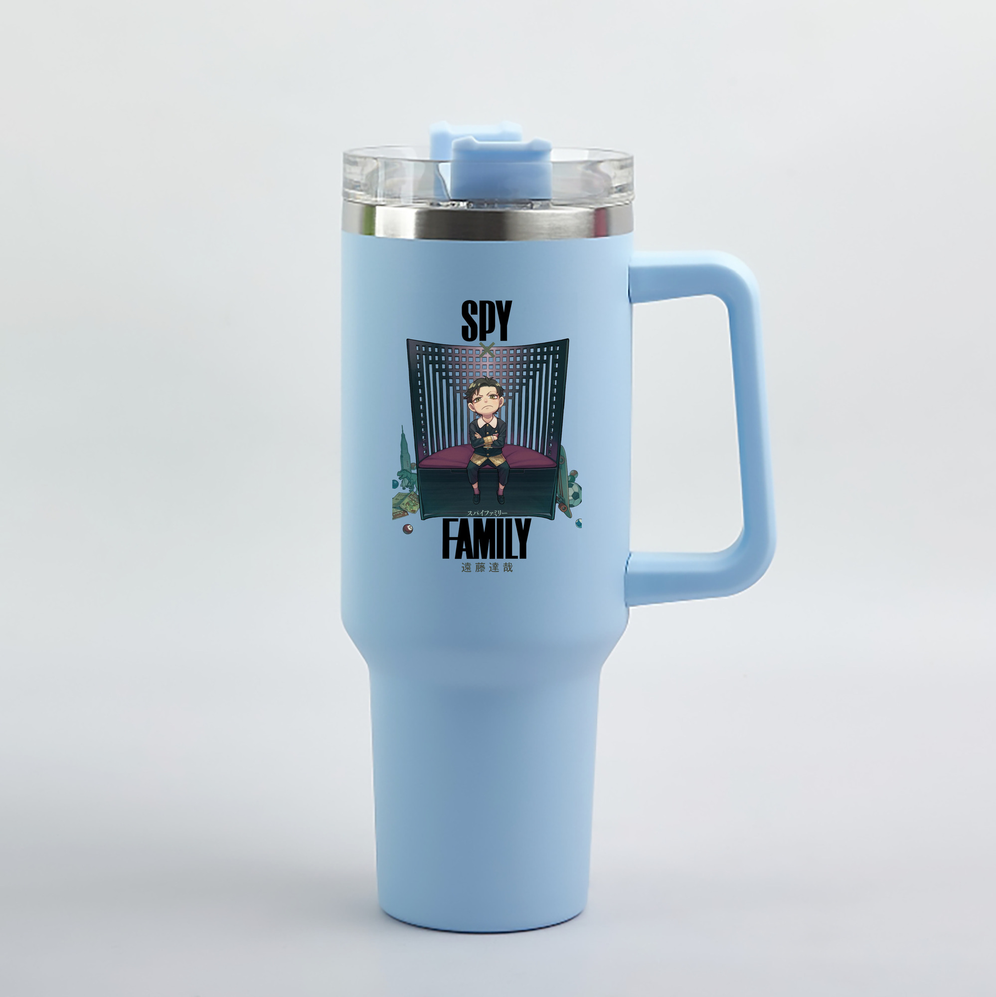 （画像用） SPY×FAMILY间谍家家酒 1200mL車用タンブラー（カラープリント）