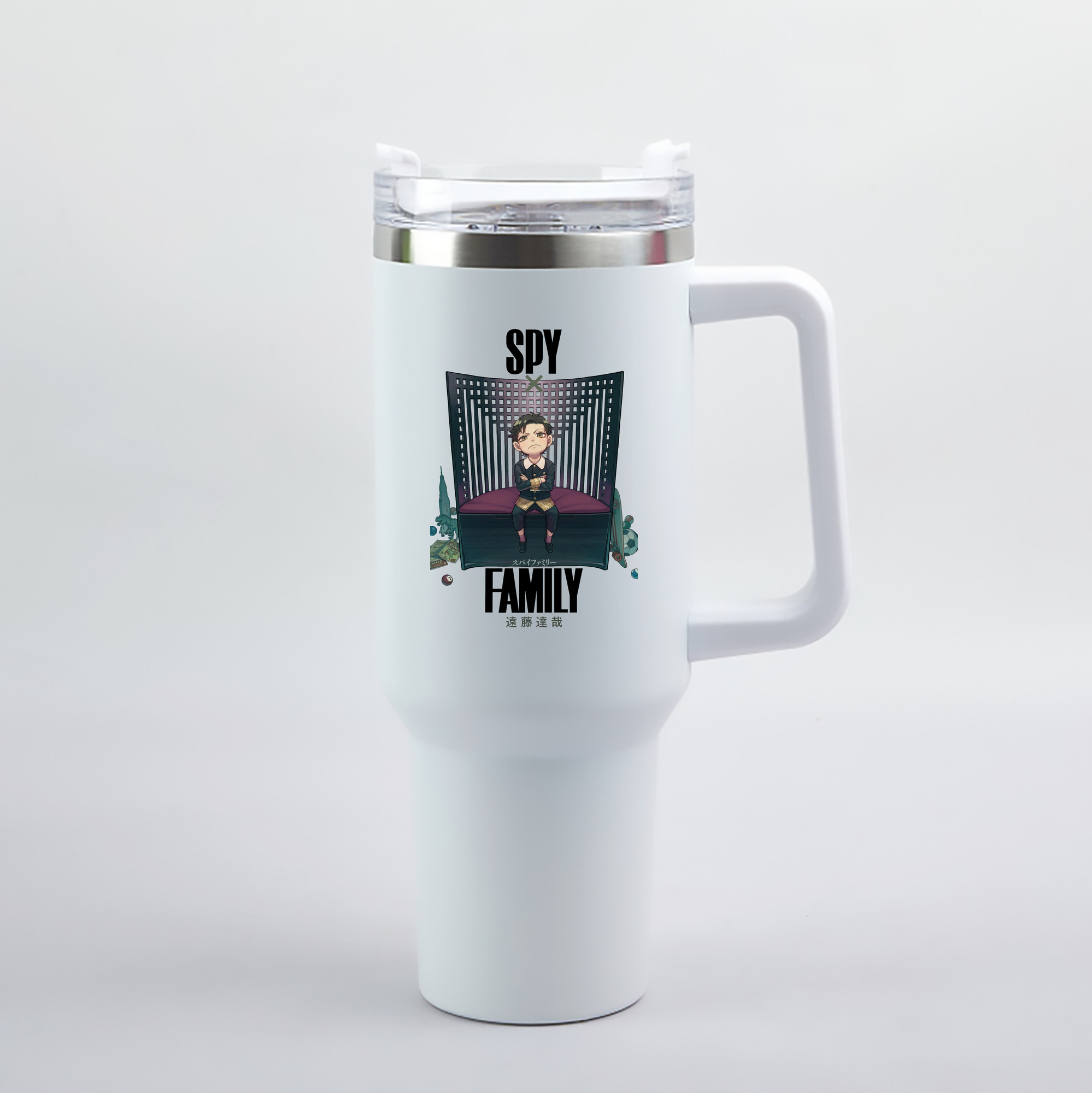 （画像用） SPY×FAMILY间谍家家酒 1200mL車用タンブラー（カラープリント）