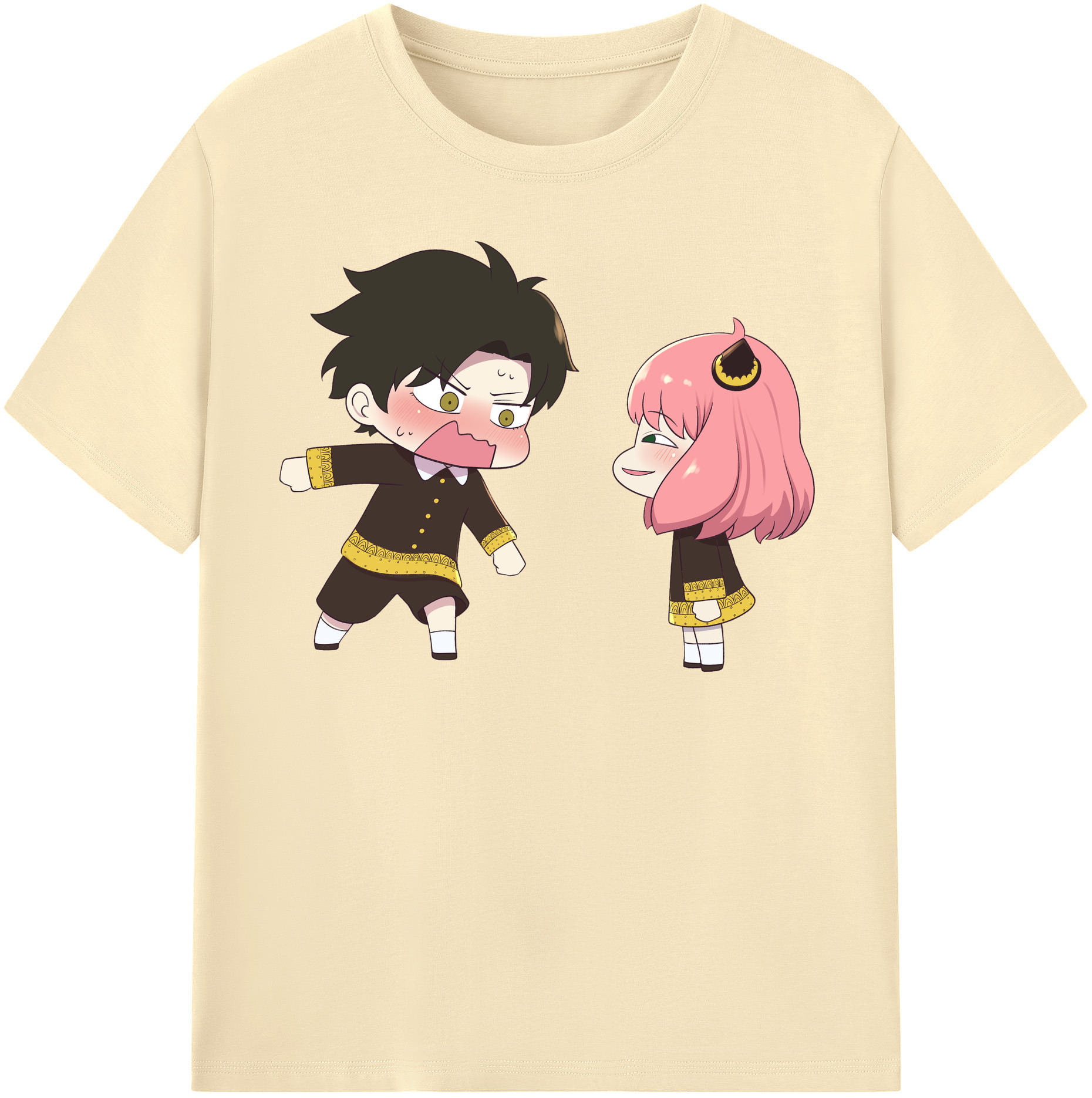 （画像用） SPY×FAMILY间谍家家酒 綿100％半袖Tシャツ（フロントプリント）