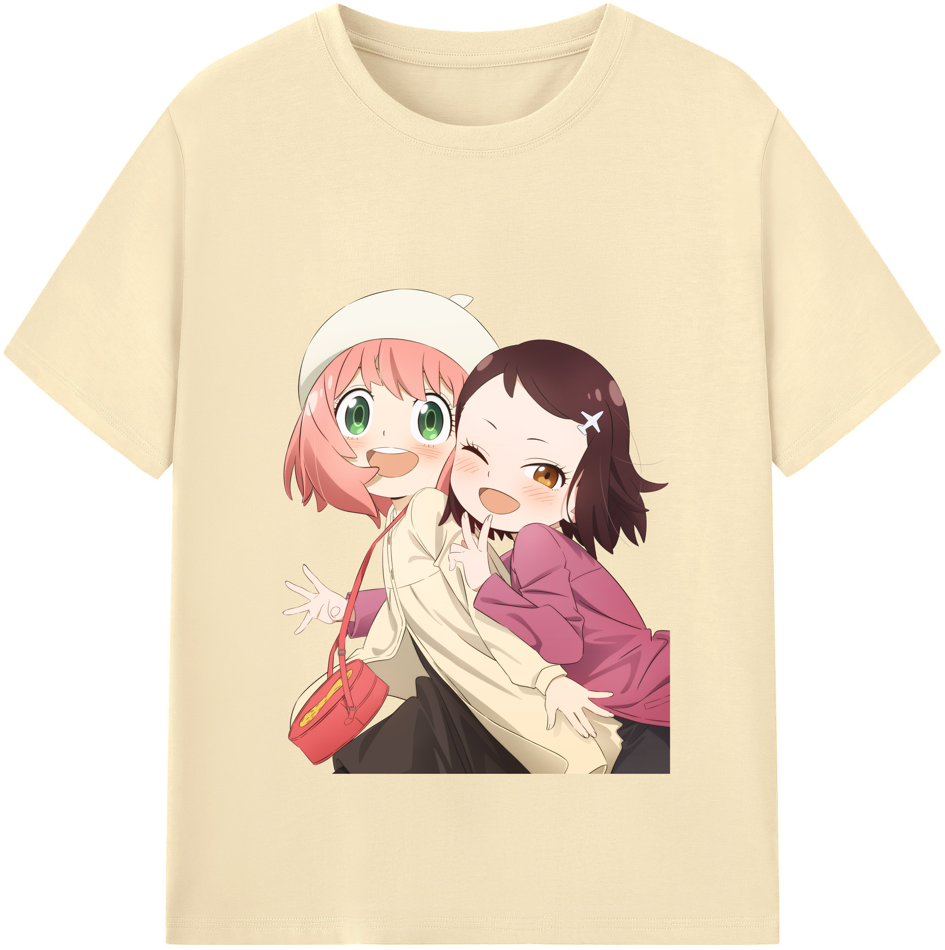 （画像用） SPY×FAMILY间谍家家酒 綿100％半袖Tシャツ（フロントプリント）
