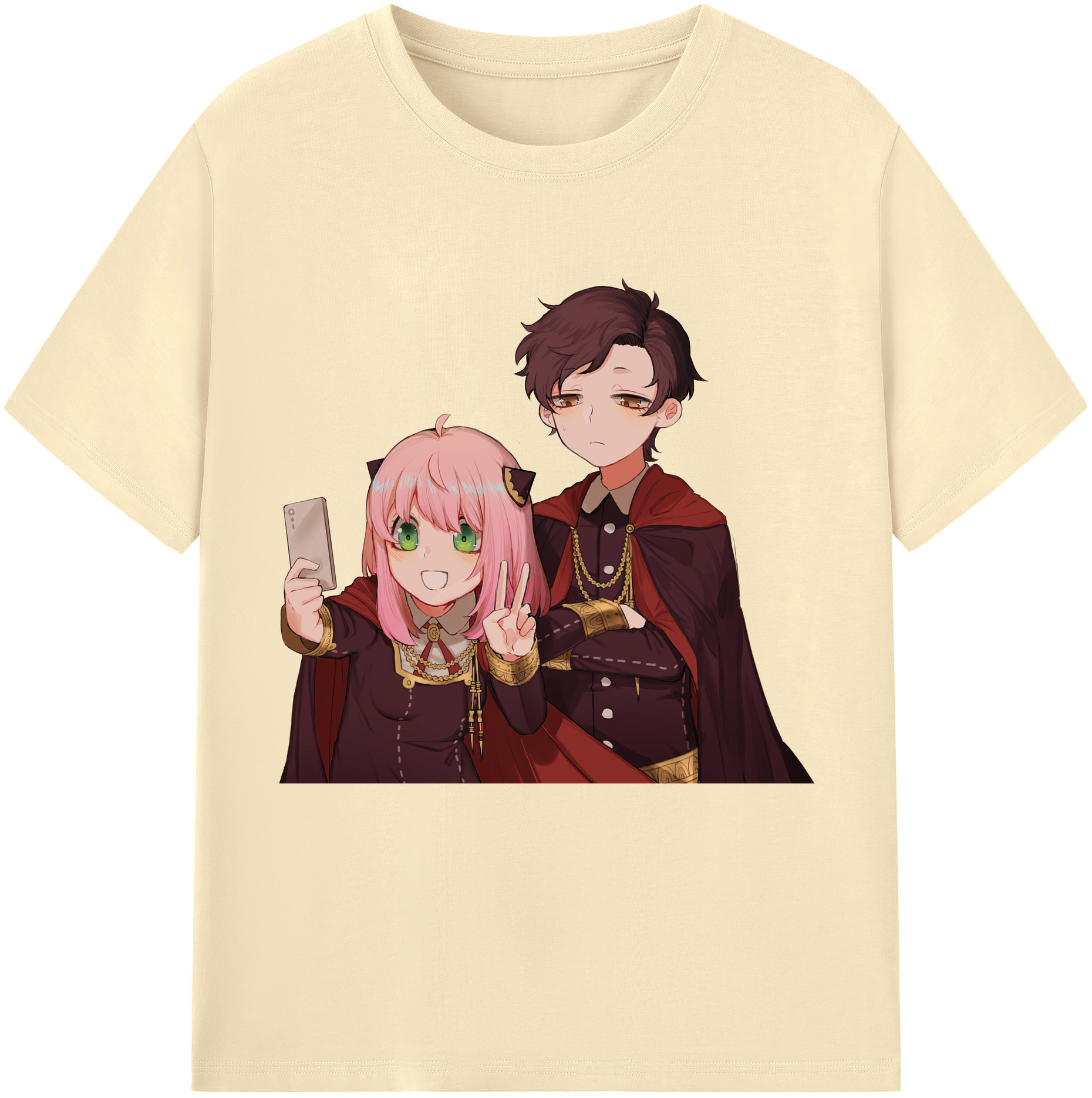 （画像用） SPY×FAMILY间谍家家酒 綿100％半袖Tシャツ（フロントプリント）