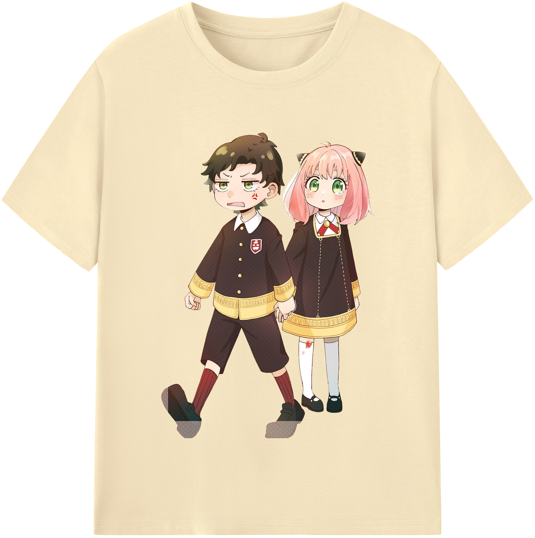 （画像用） SPY×FAMILY间谍家家酒 綿100％半袖Tシャツ（フロントプリント）