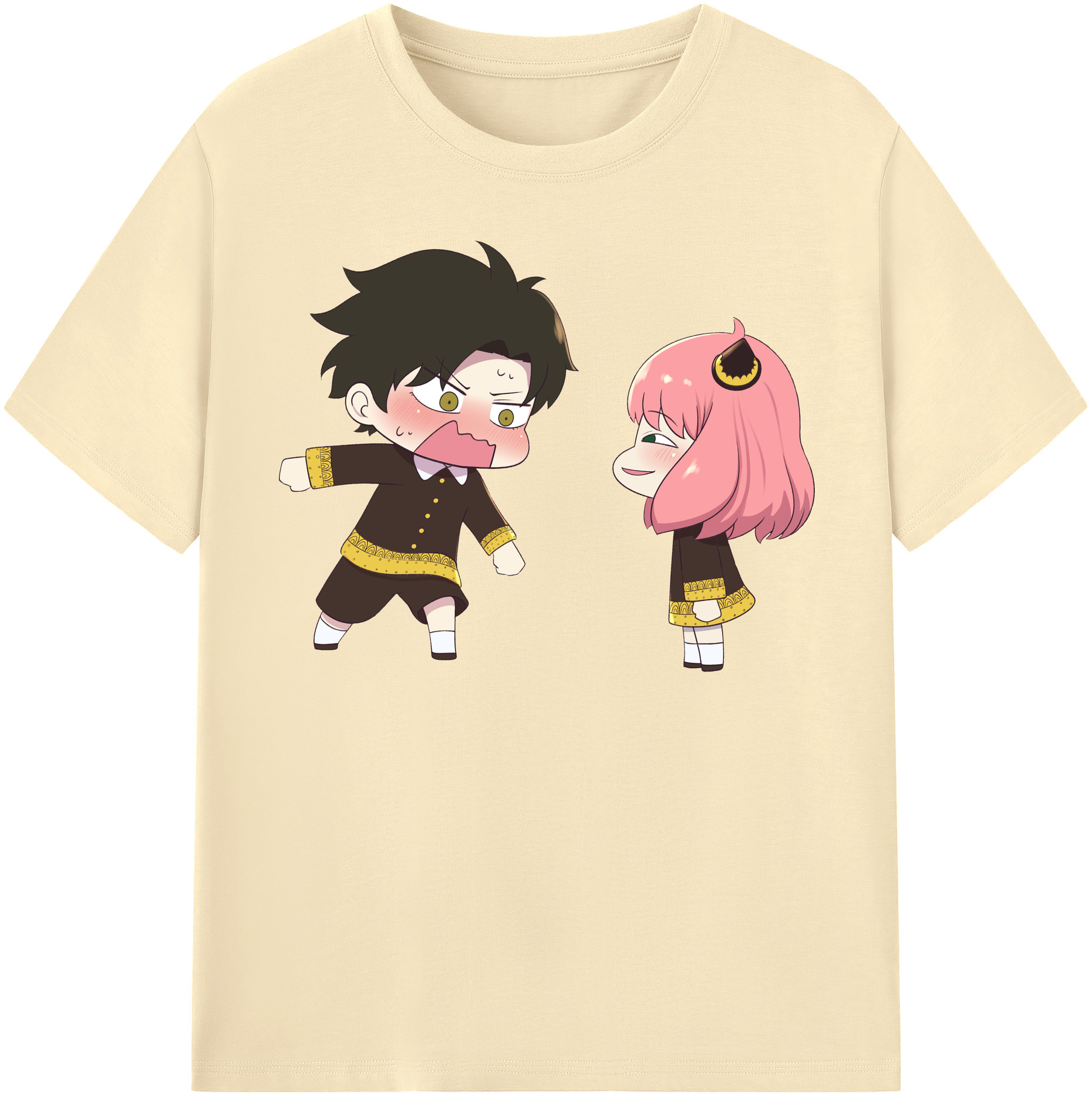 （画像用） SPY×FAMILY间谍家家酒 綿100％半袖Tシャツ（フロントプリント）