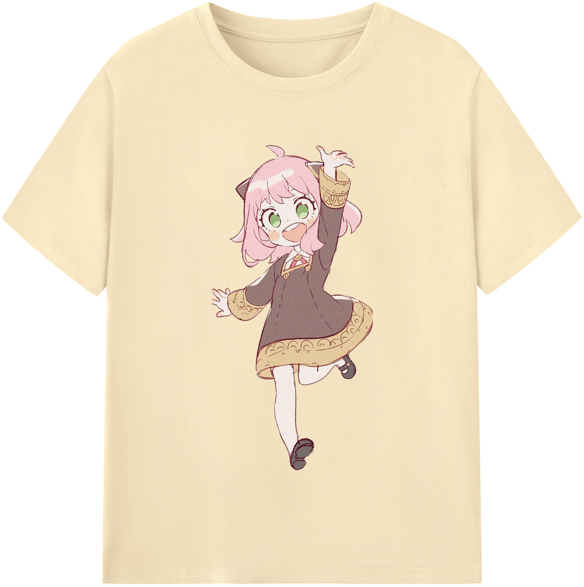 （画像用） SPY×FAMILY间谍家家酒 綿100％半袖Tシャツ（フロントプリント）