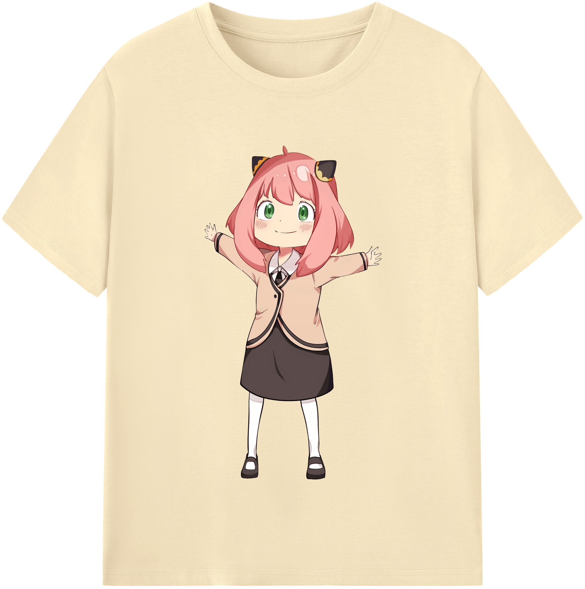 （画像用） SPY×FAMILY间谍家家酒 綿100％半袖Tシャツ（フロントプリント）