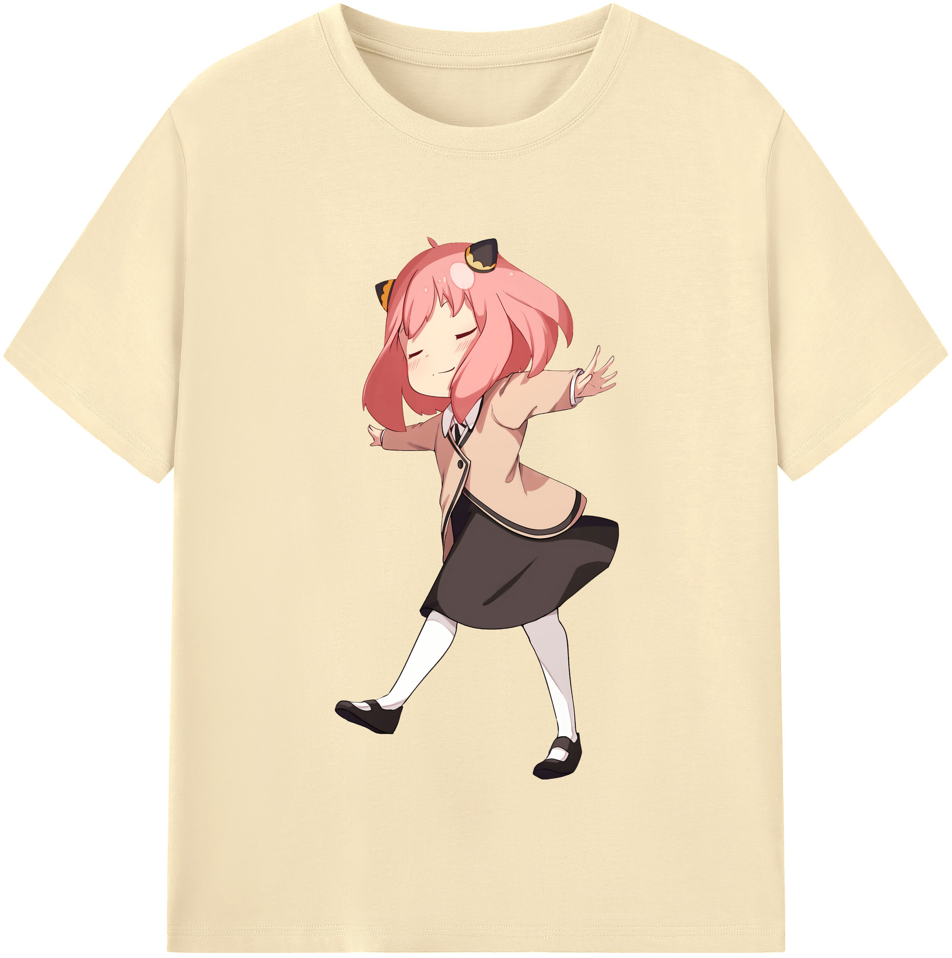 （画像用） SPY×FAMILY间谍家家酒 綿100％半袖Tシャツ（フロントプリント）
