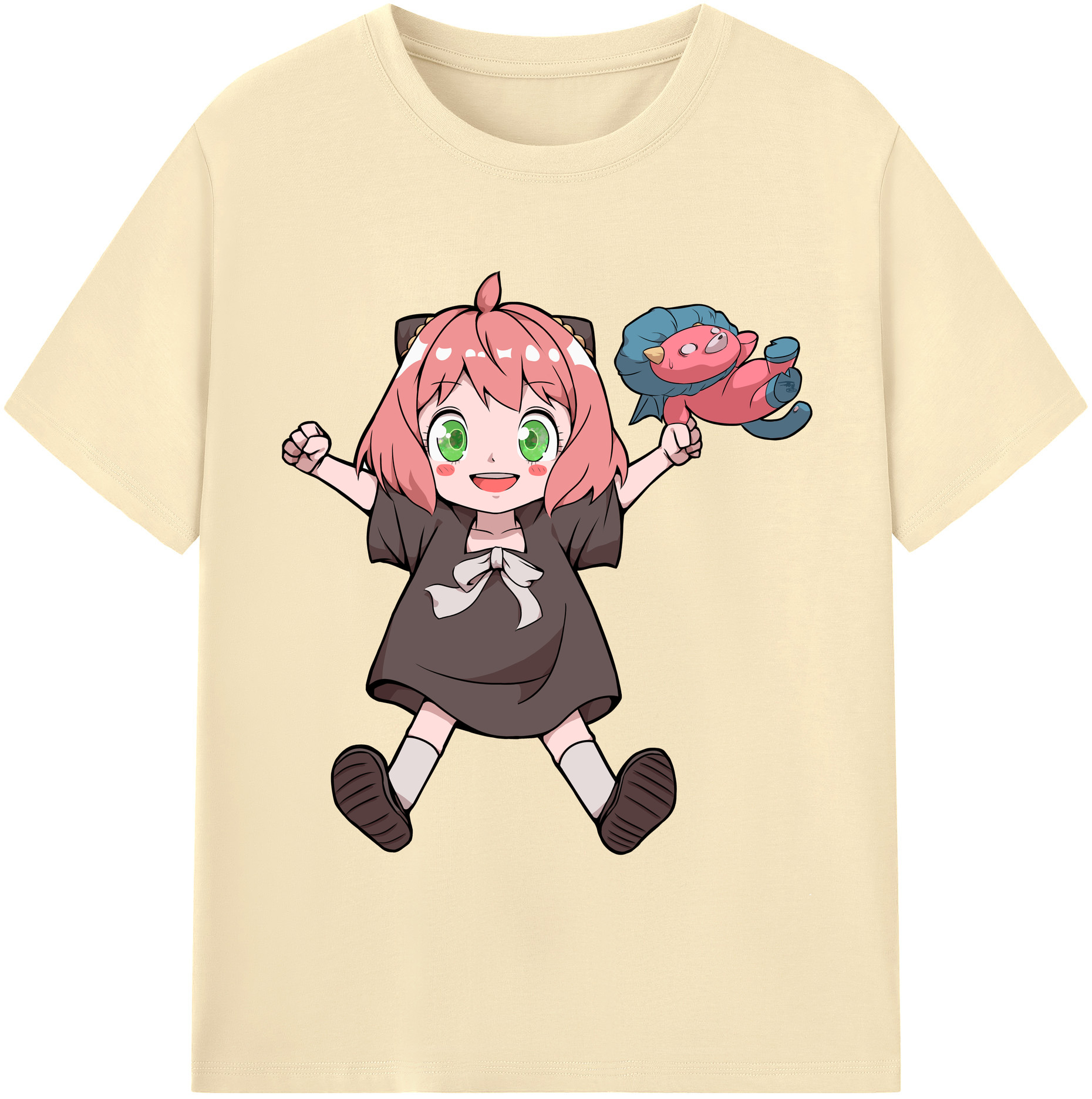 （画像用） SPY×FAMILY间谍家家酒 綿100％半袖Tシャツ（フロントプリント）