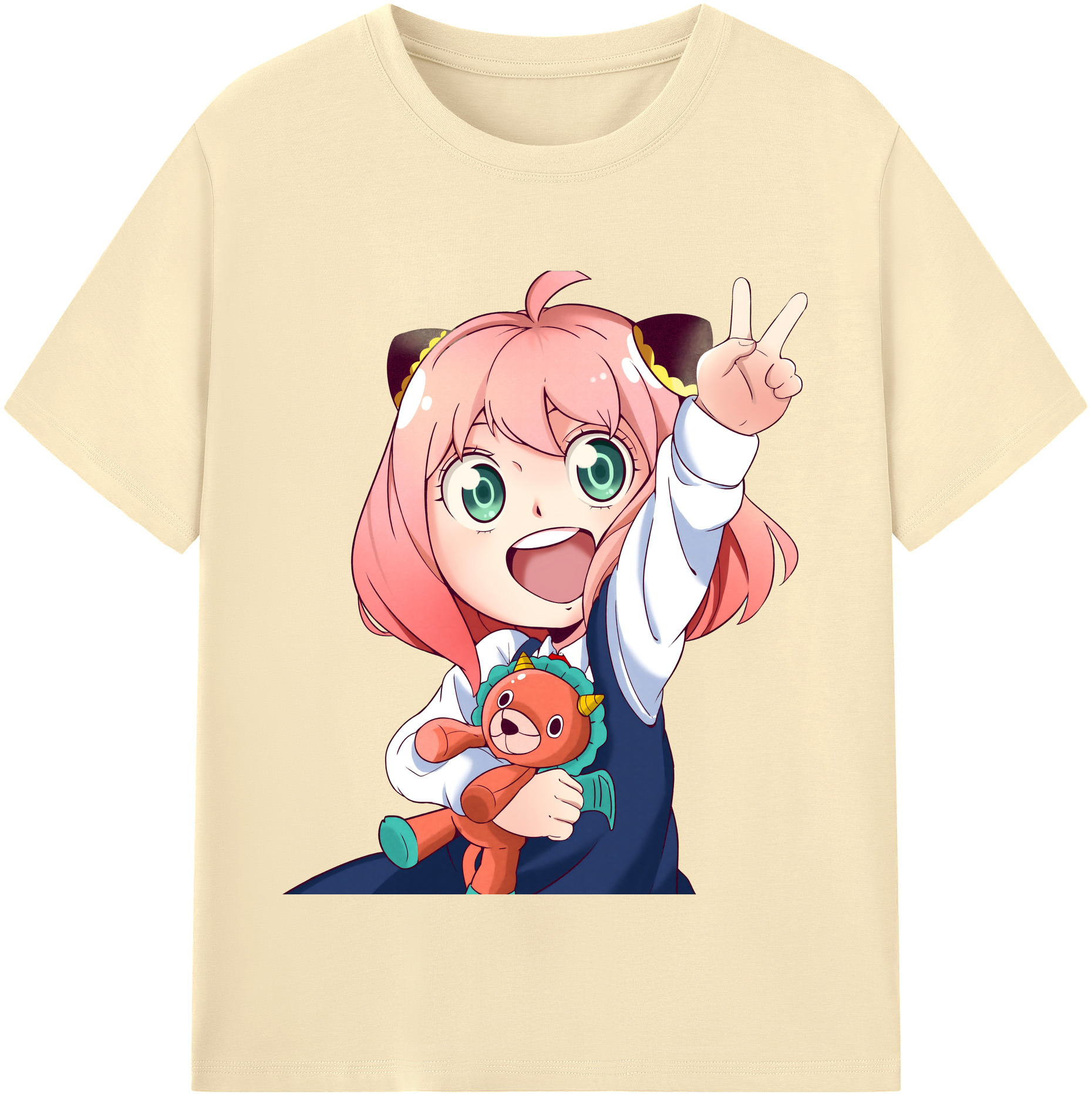 （画像用） SPY×FAMILY间谍家家酒 綿100％半袖Tシャツ（フロントプリント）