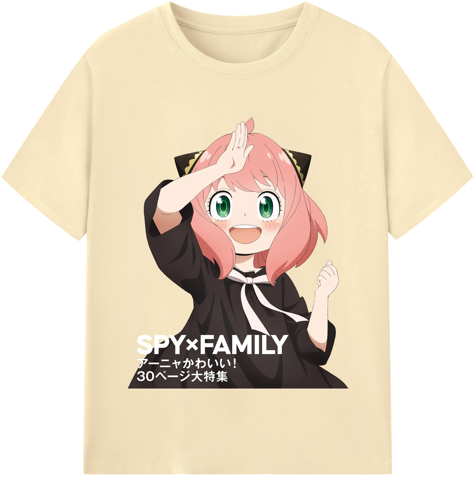 （画像用） SPY×FAMILY间谍家家酒 綿100％半袖Tシャツ（フロントプリント）