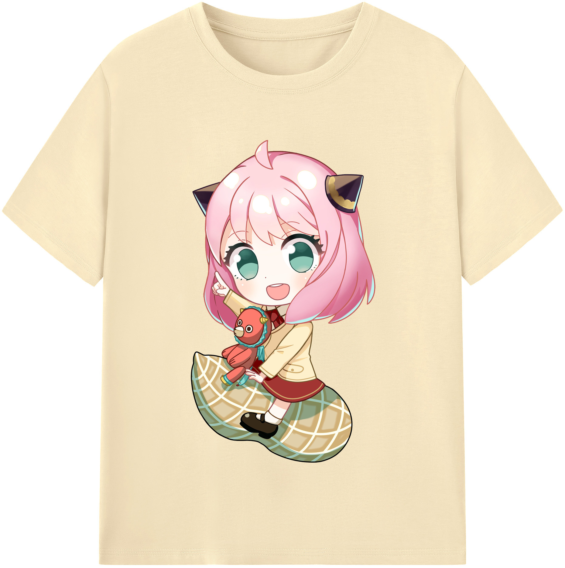 （画像用） SPY×FAMILY间谍家家酒 綿100％半袖Tシャツ（フロントプリント）