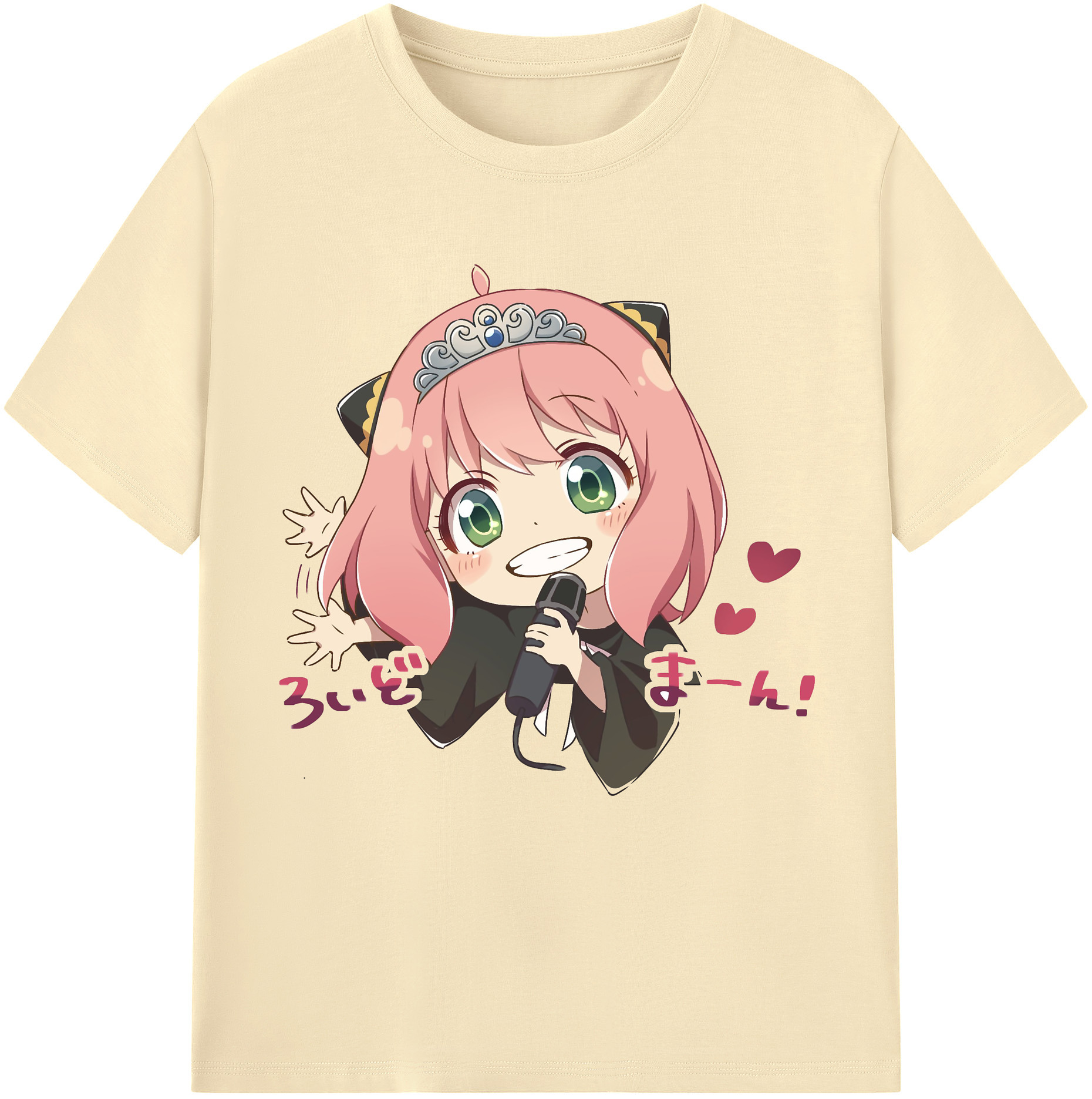 （画像用） SPY×FAMILY间谍家家酒 綿100％半袖Tシャツ（フロントプリント）