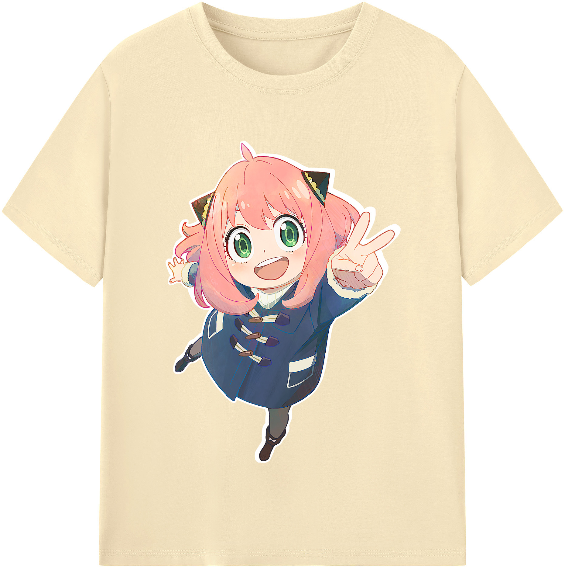 （画像用） SPY×FAMILY间谍家家酒 綿100％半袖Tシャツ（フロントプリント）