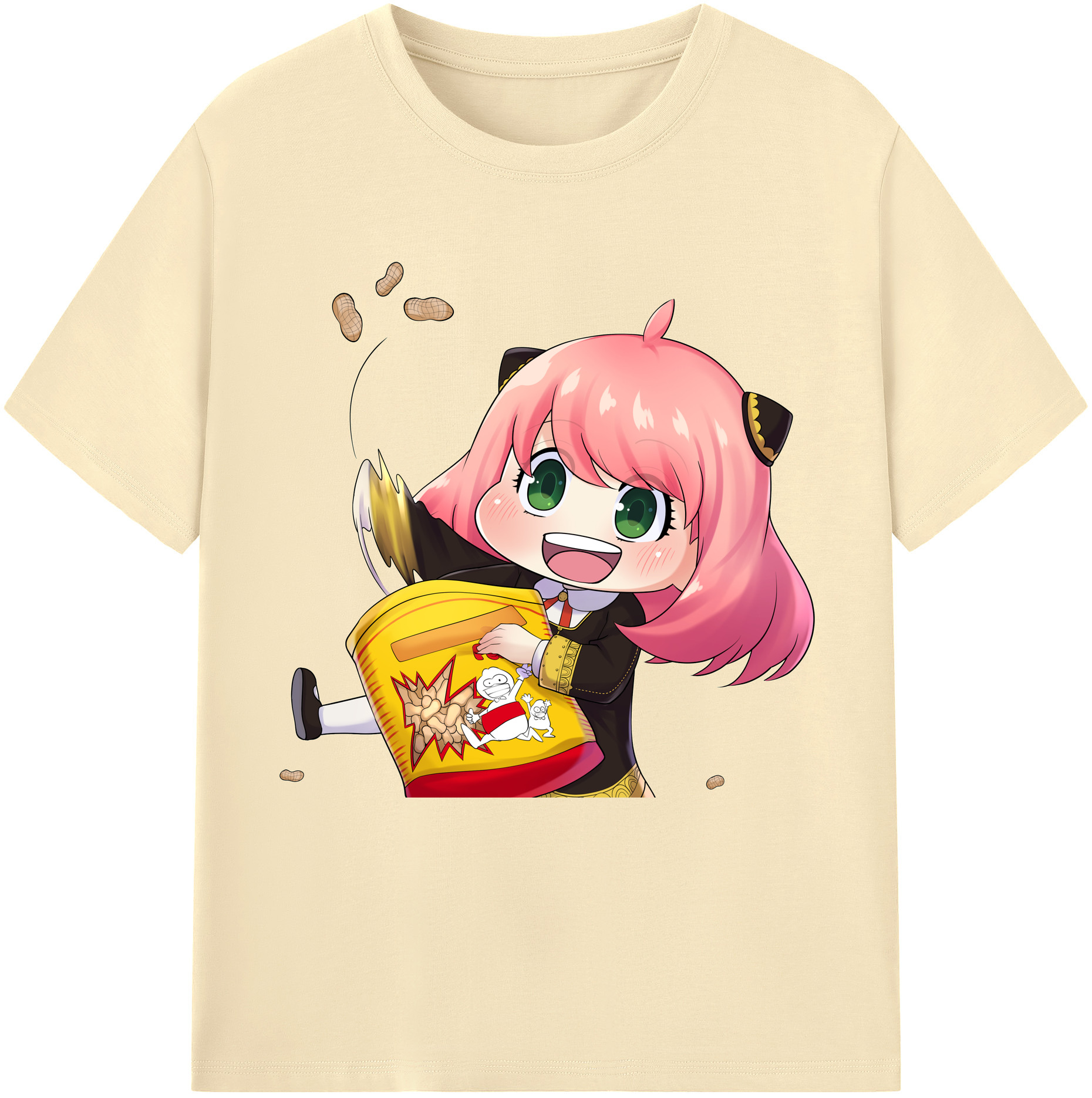 （画像用） SPY×FAMILY间谍家家酒 綿100％半袖Tシャツ（フロントプリント）