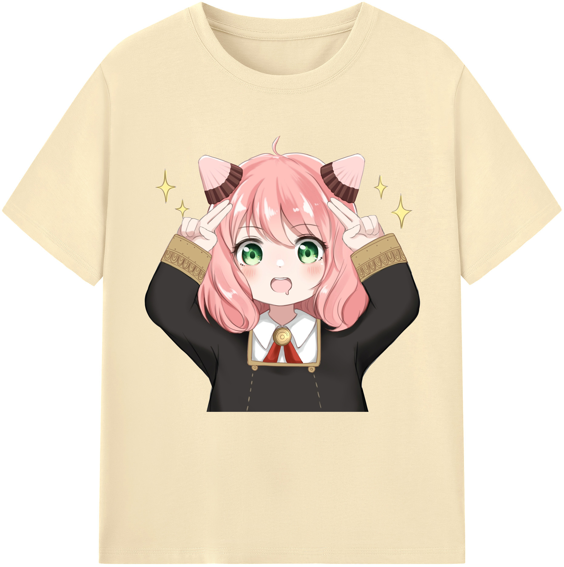 （画像用） SPY×FAMILY间谍家家酒 綿100％半袖Tシャツ（フロントプリント）
