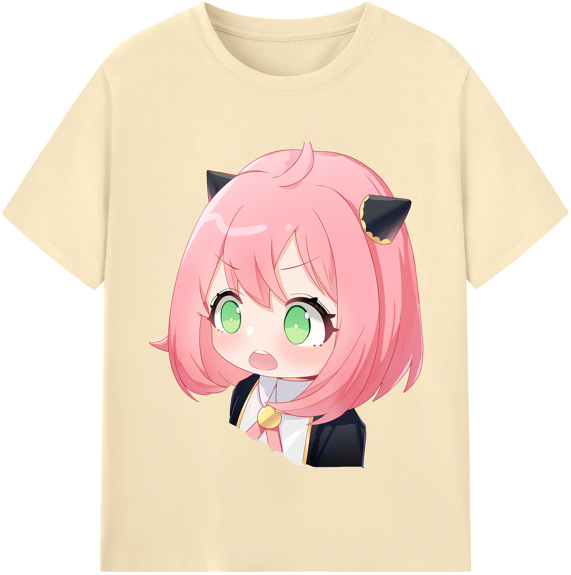 （画像用） SPY×FAMILY间谍家家酒 綿100％半袖Tシャツ（フロントプリント）