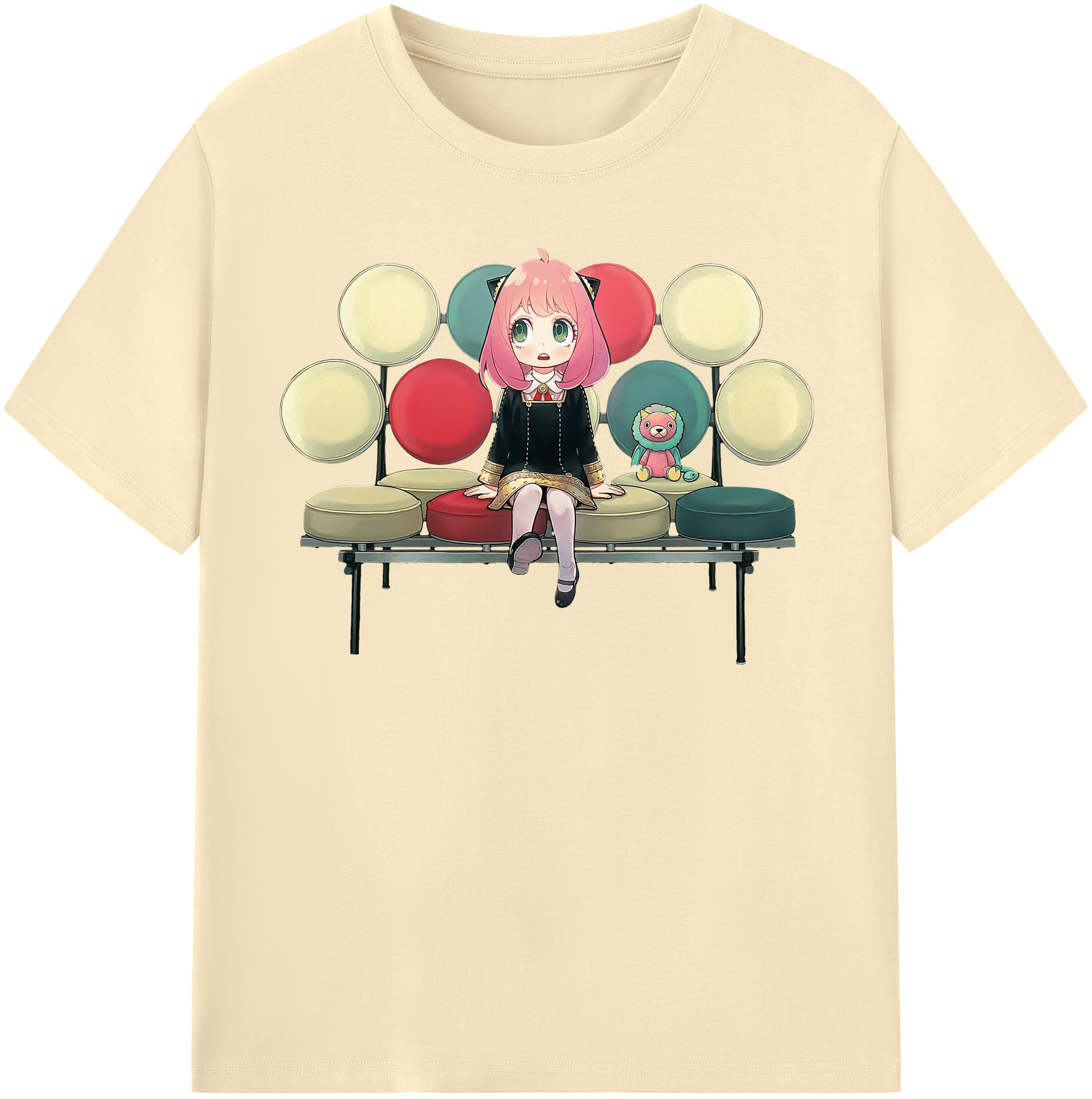 （画像用） SPY×FAMILY间谍家家酒 綿100％半袖Tシャツ（フロントプリント）