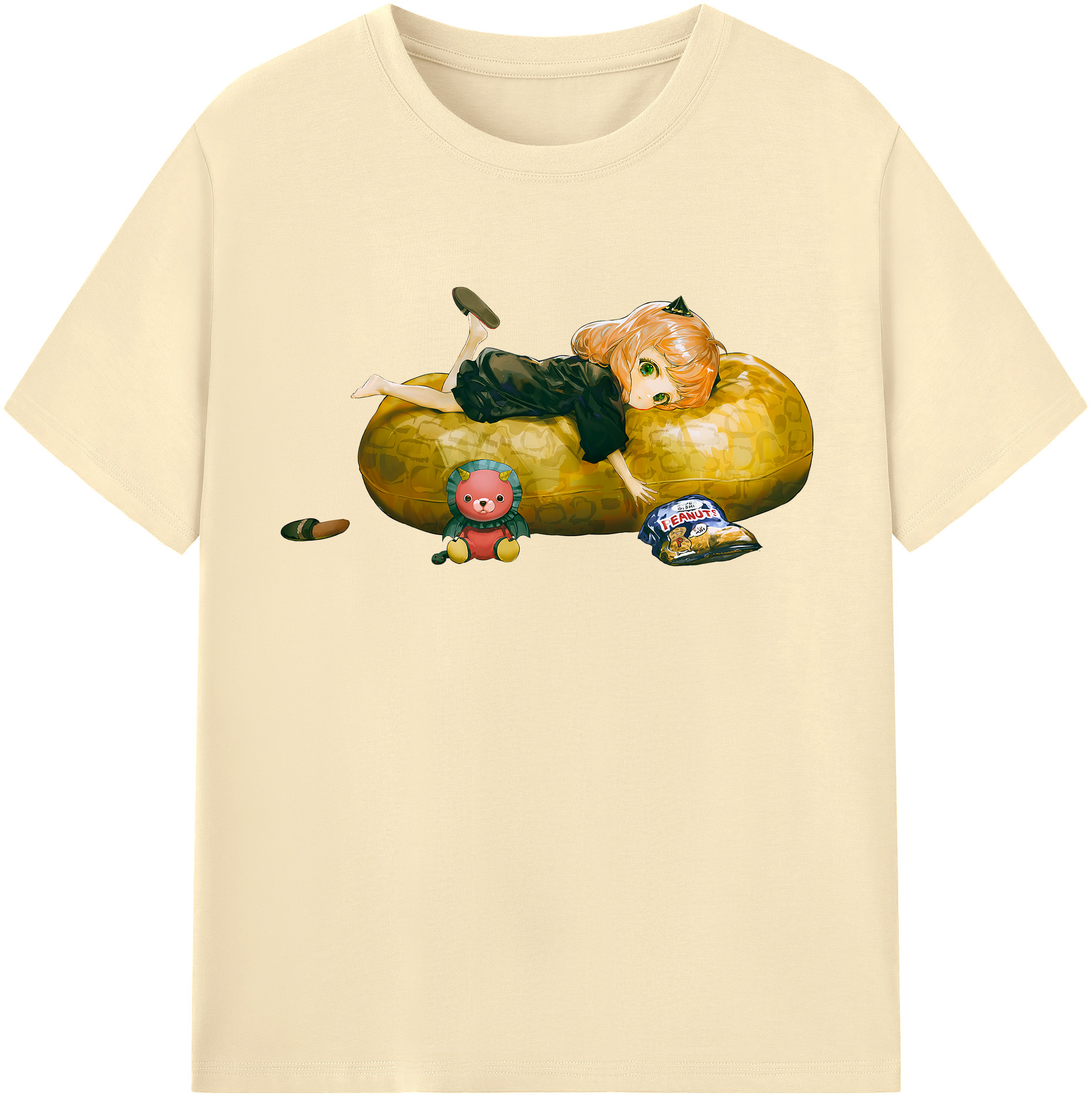 （画像用） SPY×FAMILY间谍家家酒 綿100％半袖Tシャツ（フロントプリント）