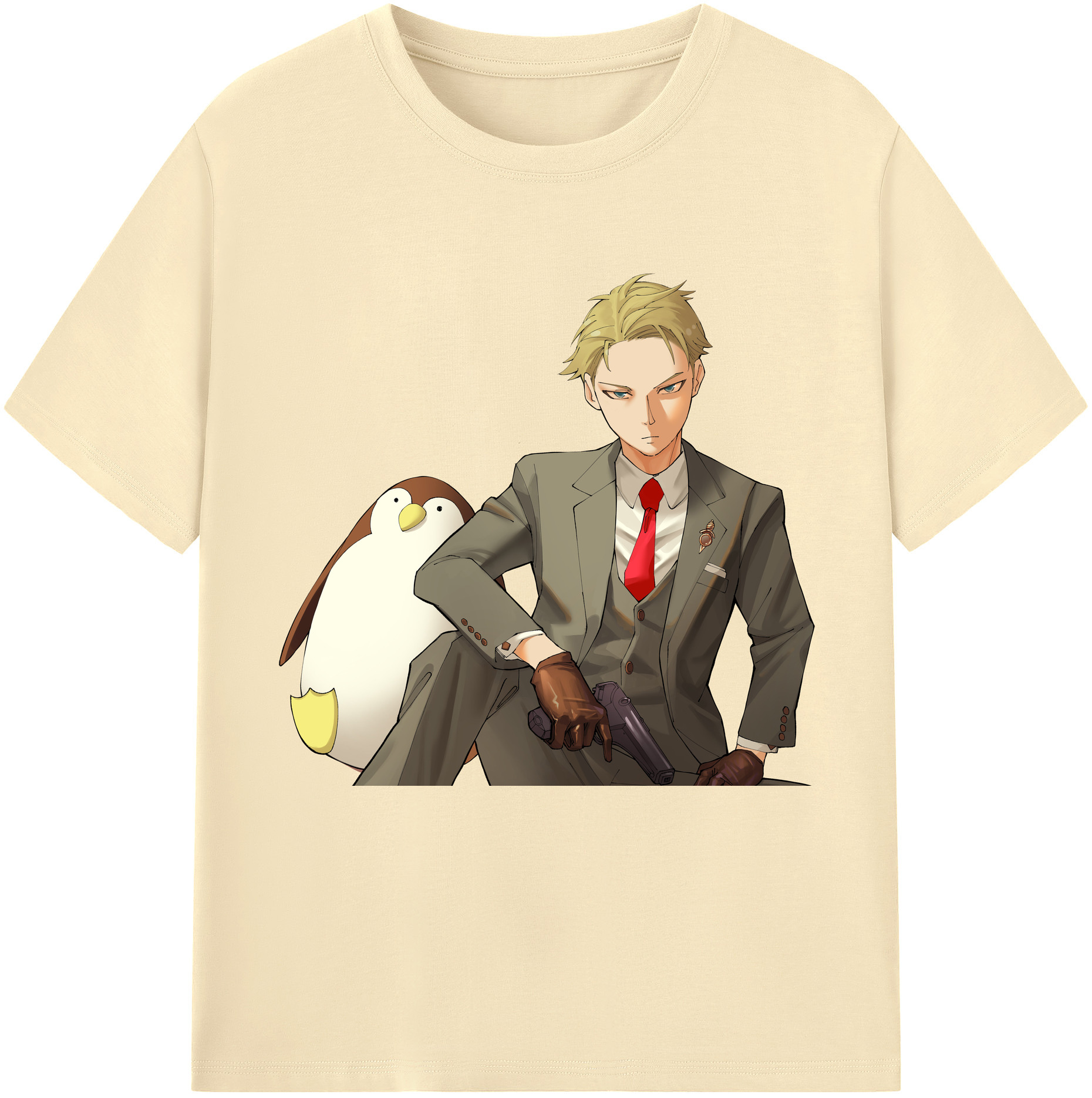 （画像用） SPY×FAMILY间谍家家酒 綿100％半袖Tシャツ（フロントプリント）