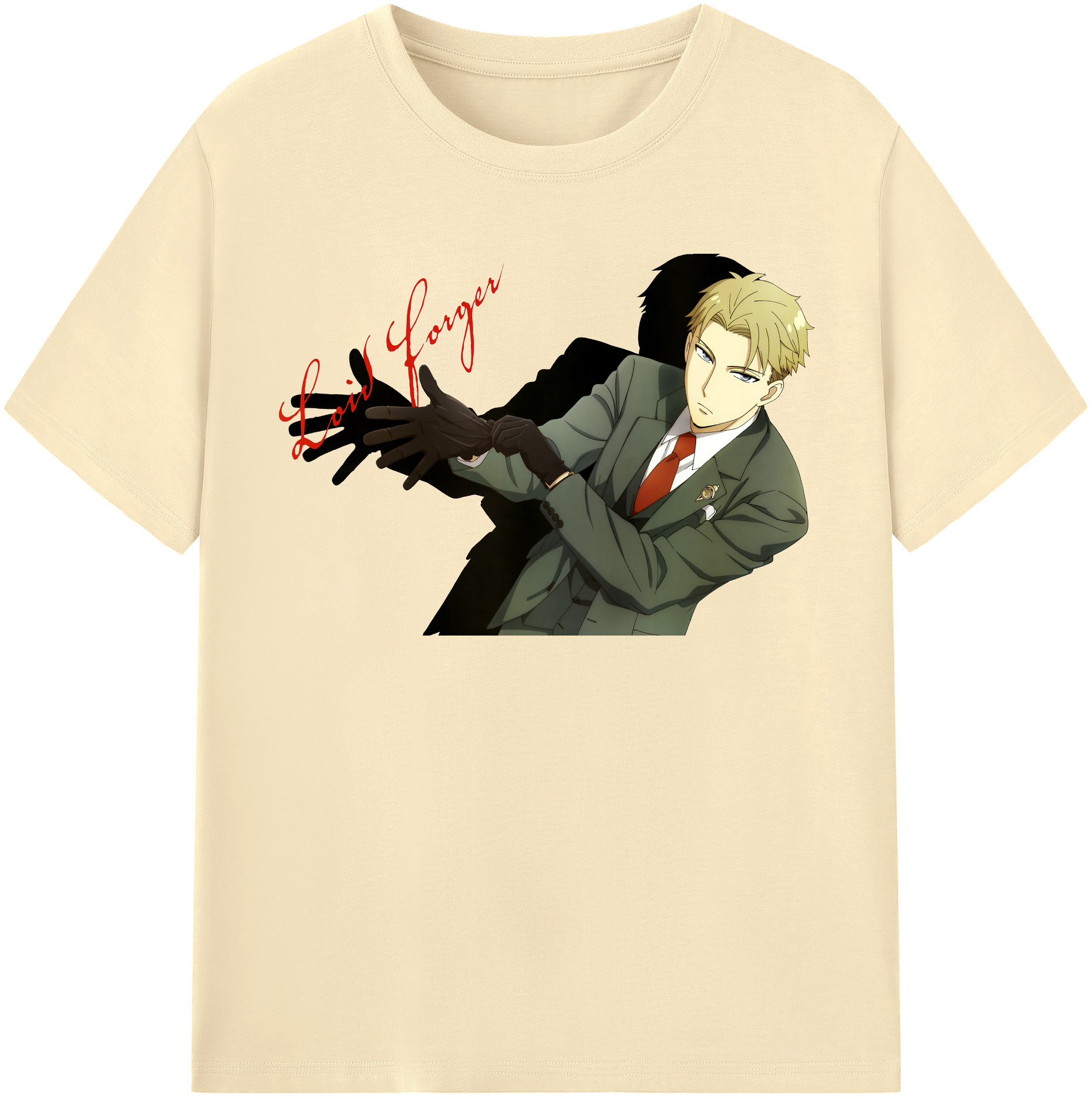 （画像用） SPY×FAMILY间谍家家酒 綿100％半袖Tシャツ（フロントプリント）