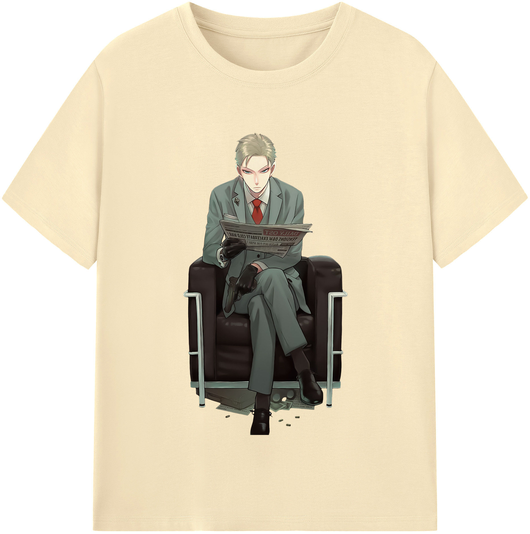 （画像用） SPY×FAMILY间谍家家酒 綿100％半袖Tシャツ（フロントプリント）