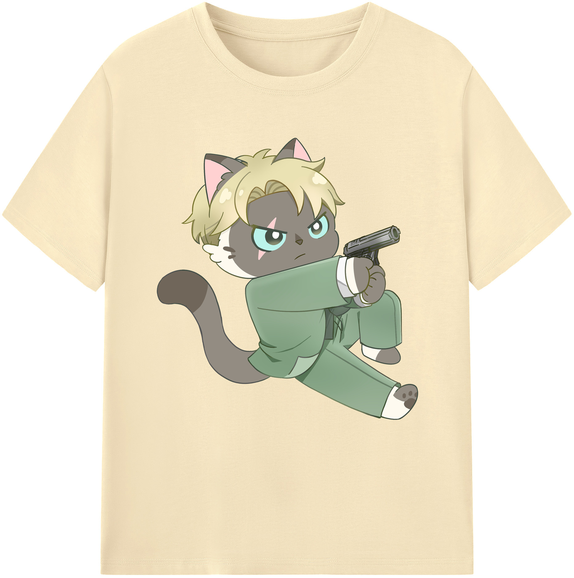 （画像用） SPY×FAMILY间谍家家酒 綿100％半袖Tシャツ（フロントプリント）