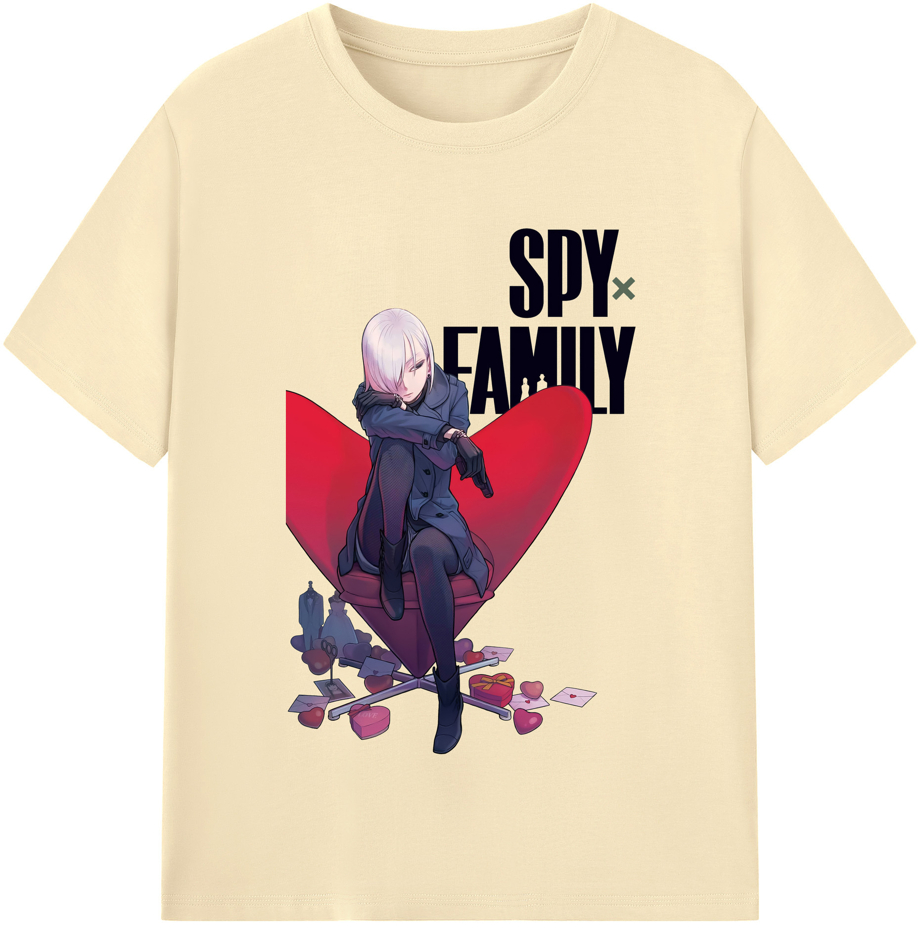 （画像用） SPY×FAMILY间谍家家酒 綿100％半袖Tシャツ（フロントプリント）