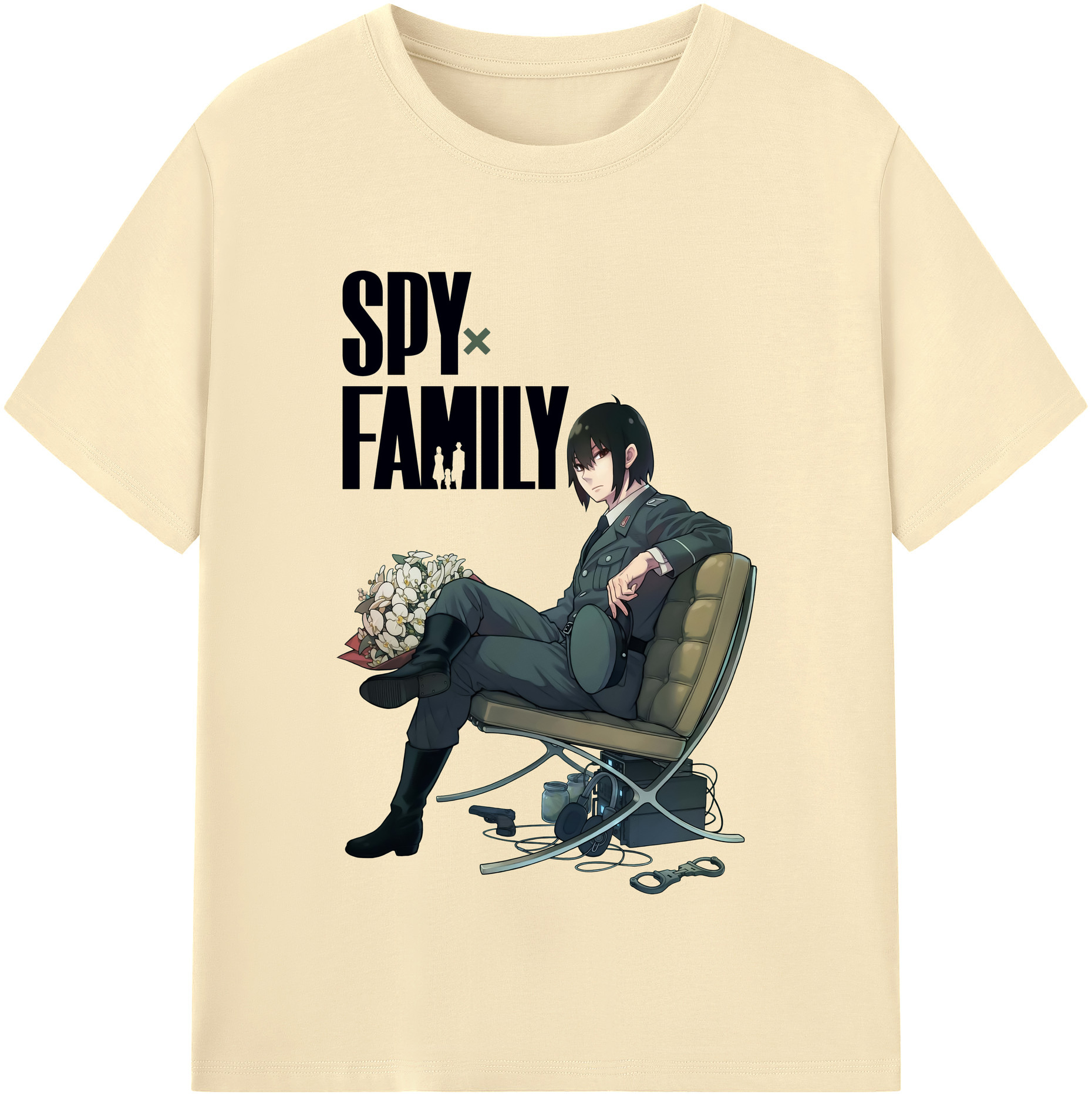 （画像用） SPY×FAMILY间谍家家酒 綿100％半袖Tシャツ（フロントプリント）
