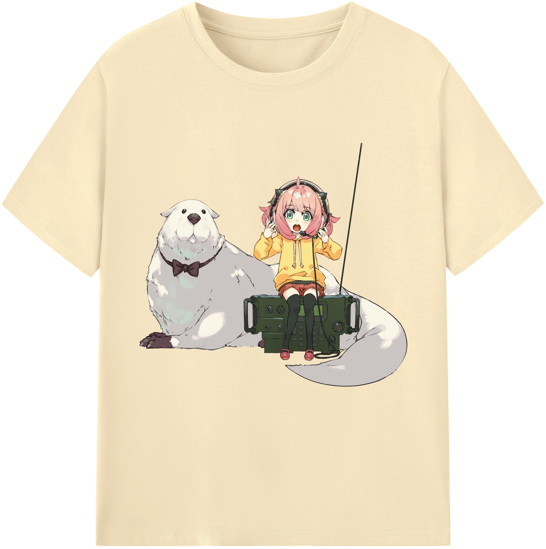 （画像用） SPY×FAMILY间谍家家酒 綿100％半袖Tシャツ（フロントプリント）