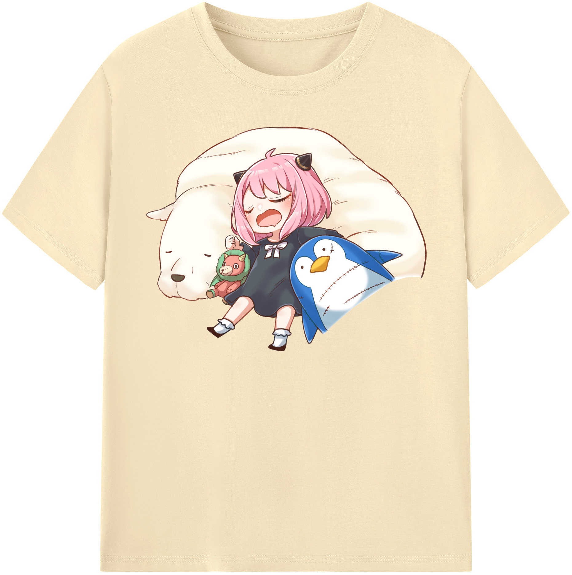 （画像用） SPY×FAMILY间谍家家酒 綿100％半袖Tシャツ（フロントプリント）